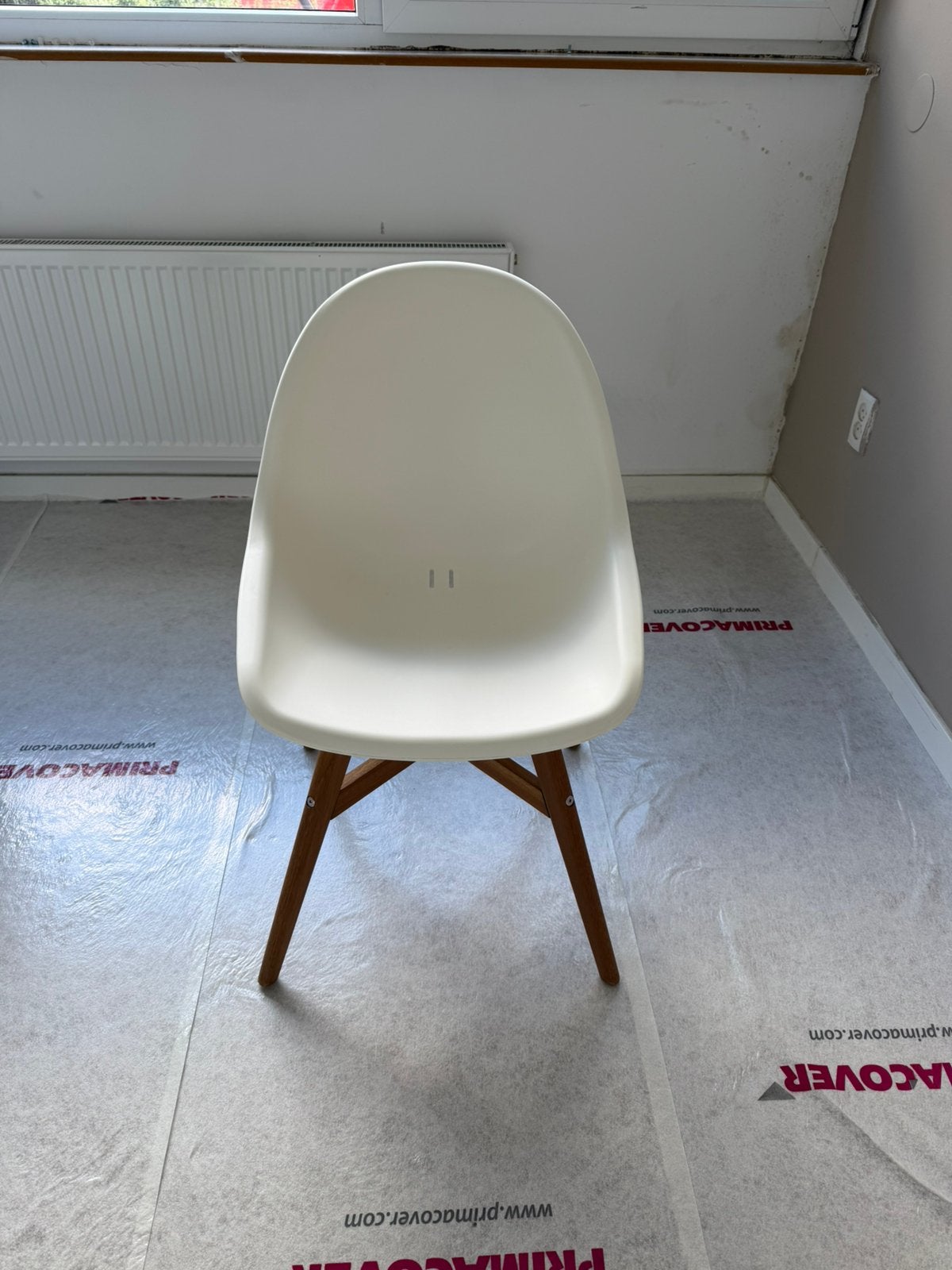 Ikea stoel, Ophalen of Verzenden, Zo goed als nieuw, Wit, Eén
