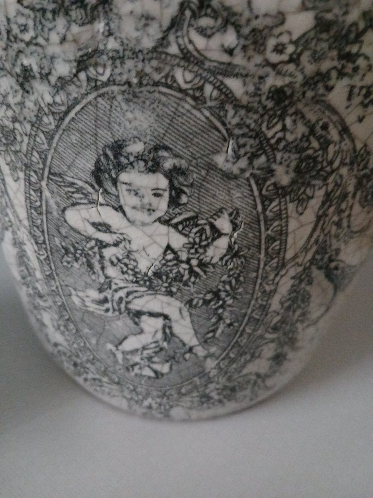 Antiek keramiek pot, Ophalen of Verzenden
