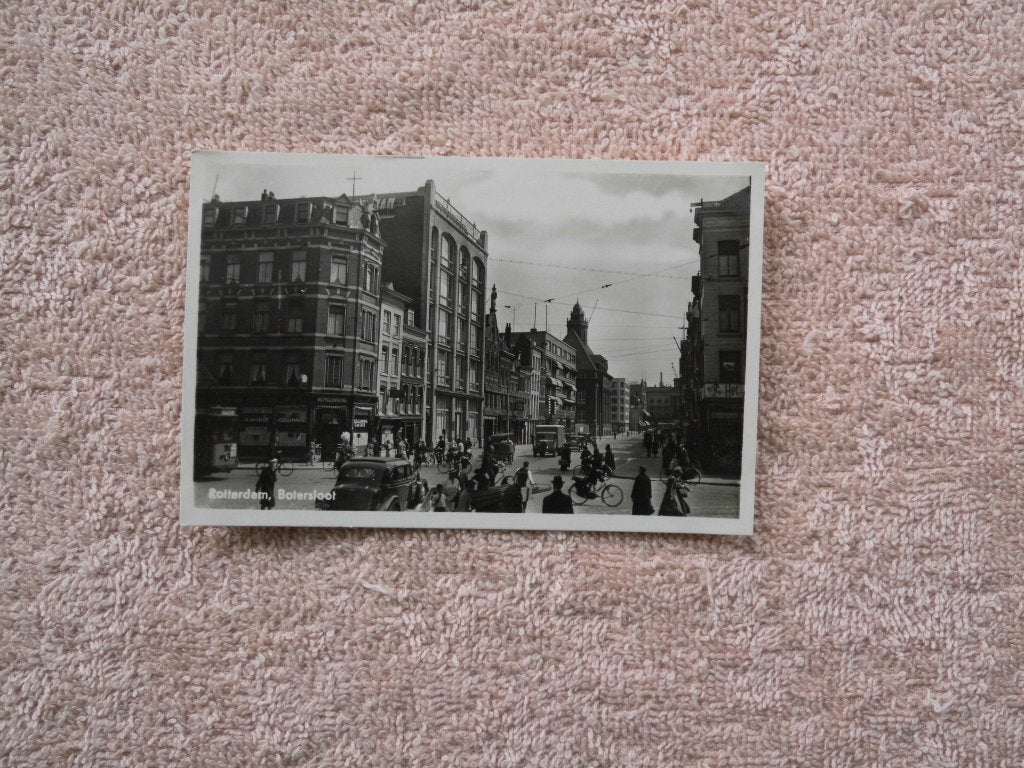 Oude ansichtkaart Rotterdam, Botersloot, Ophalen of Verzenden, 1920 tot 1940, Gelopen, Zuid-Holland