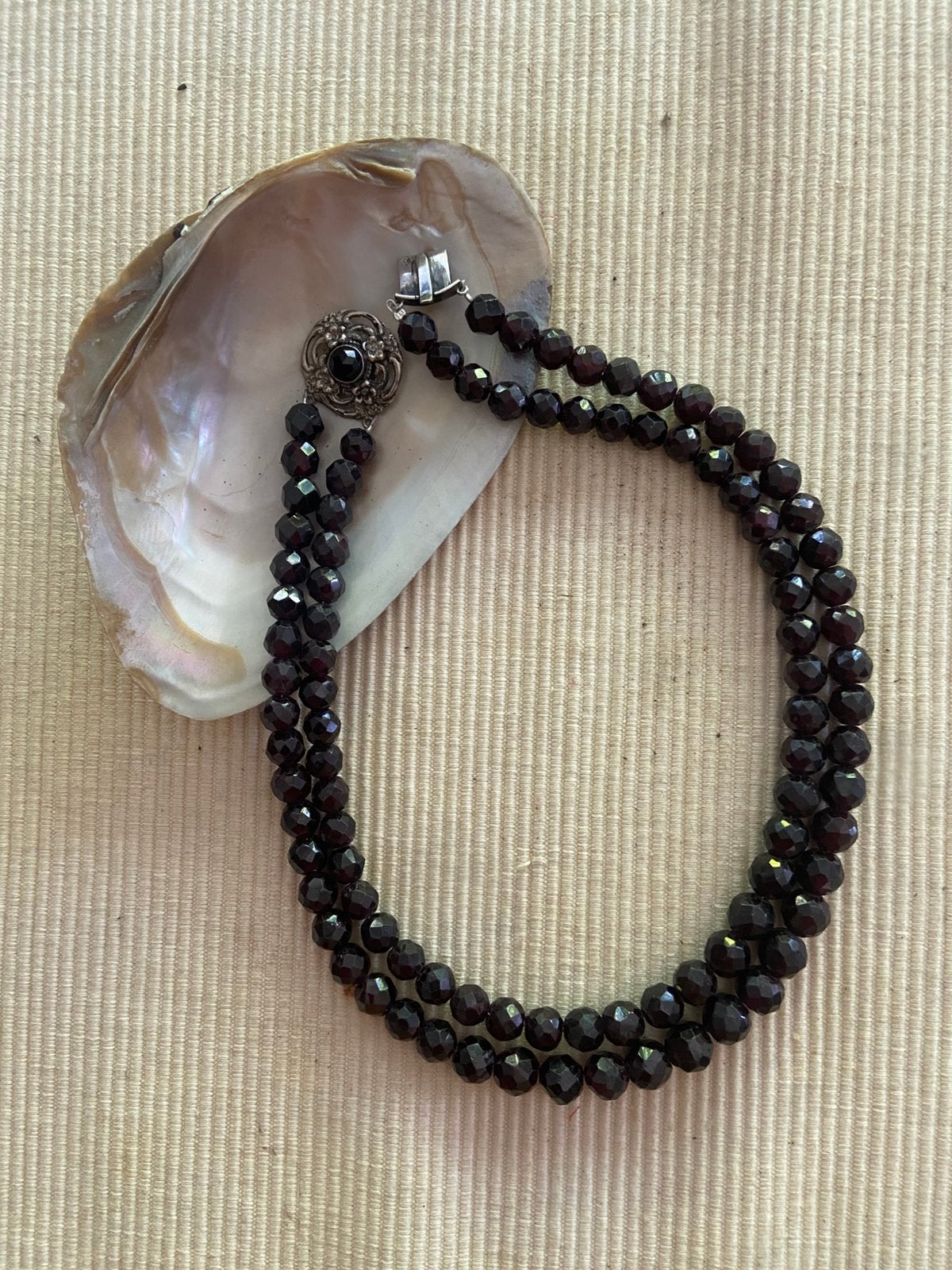 Ketting granaten antiek, Ophalen of Verzenden, Zilver, Ketting