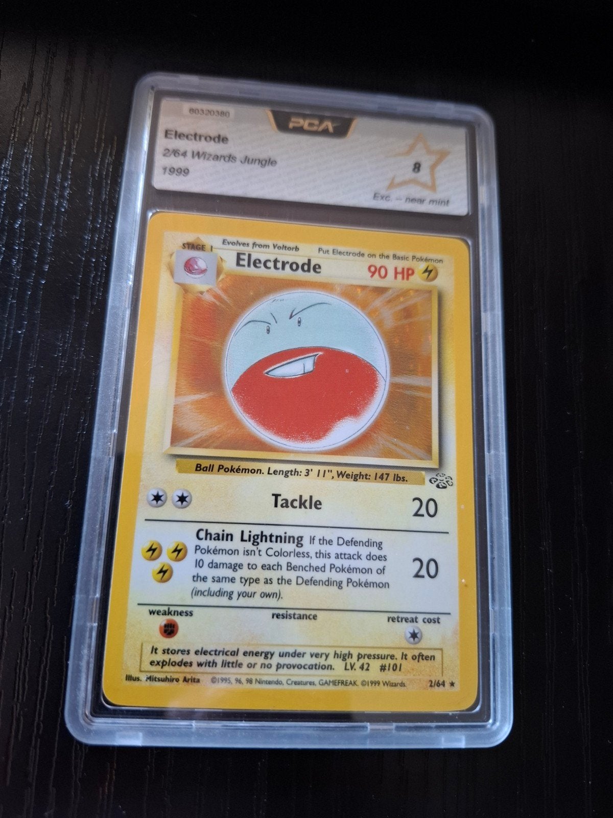 Pokemon TCG Electrode Jungle Set (2/64) Exc Conditie, Ophalen of Verzenden, Zo goed als nieuw, Losse kaart, Foil