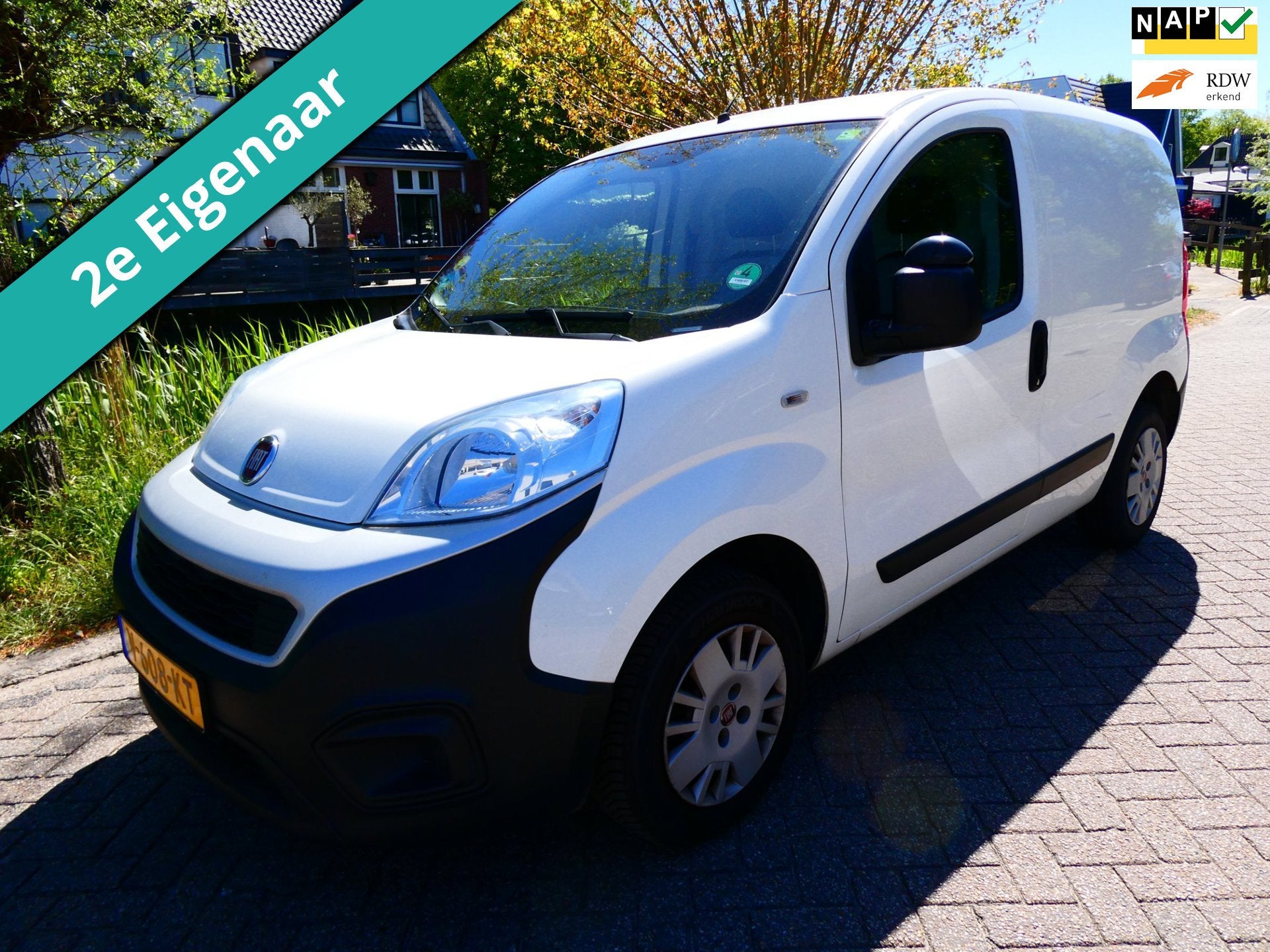 Fiat Fiorino 1.3 SX 80pk 2e eig Automaat Airco BTW-auto PDC, Auto's, Stof, Gebruikt, Euro 6, 4 cilinders
