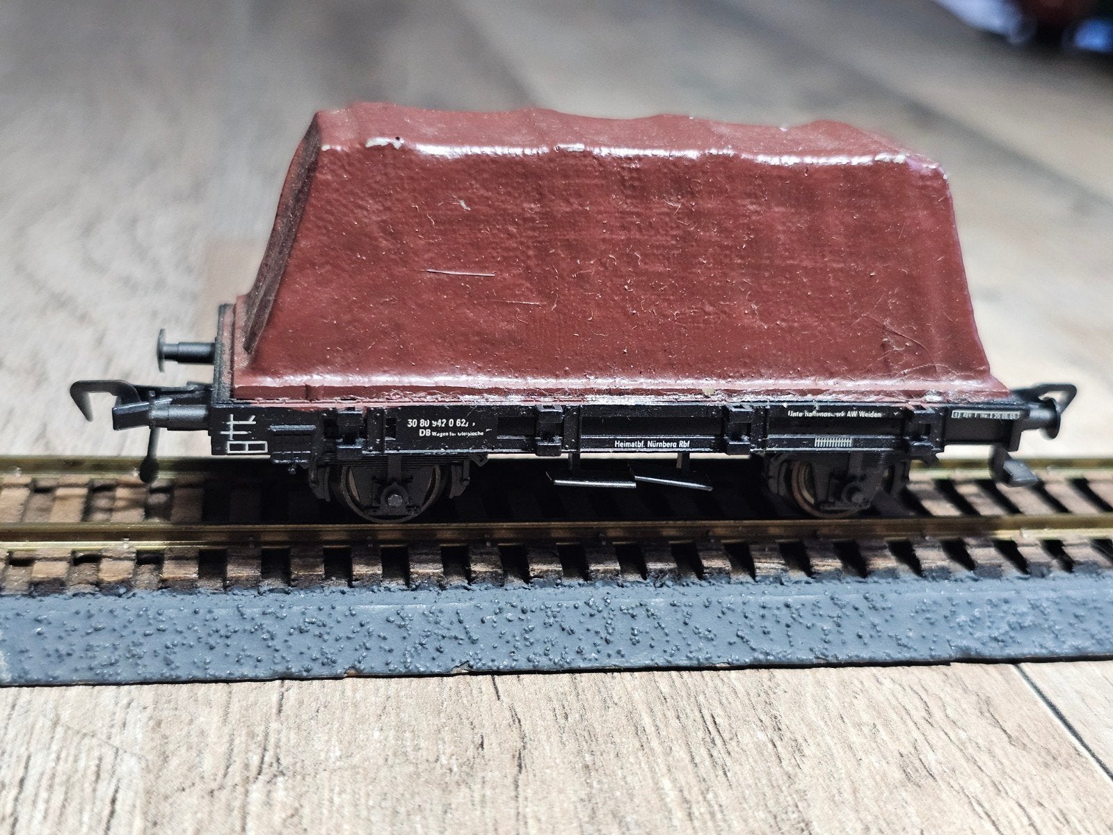 Fleischmann HO modeltrein wagon met huif, Hobby en Vrije tijd, Ophalen of Verzenden, Gebruikt, Wagon, Fleischmann
