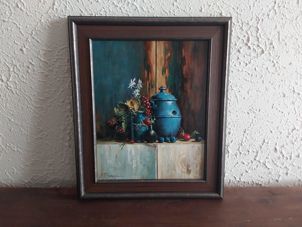 Schilderij H.P Steegman 30x40 item D, Paneel, Overige technieken, Ophalen of Verzenden, Klassiek