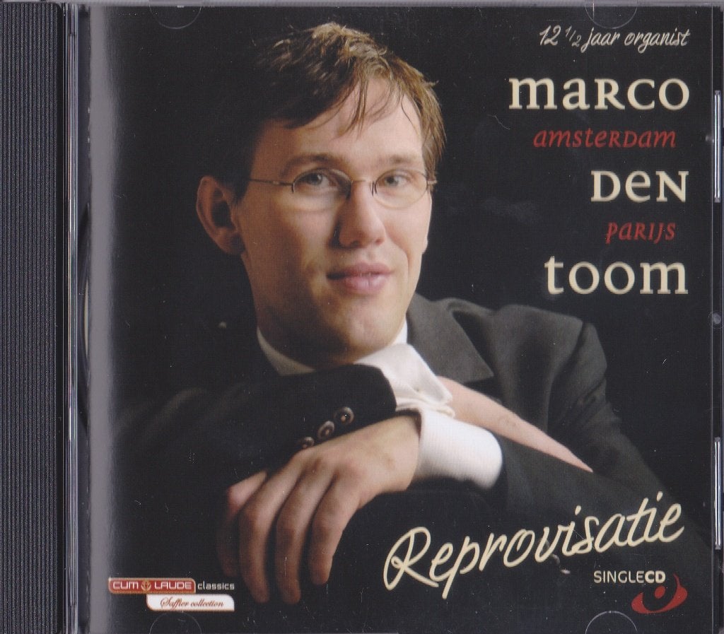 Cd Marco den Toom | 12,5 jaar organist, Ophalen, Zo goed als nieuw, Instrumentaal, Orgel