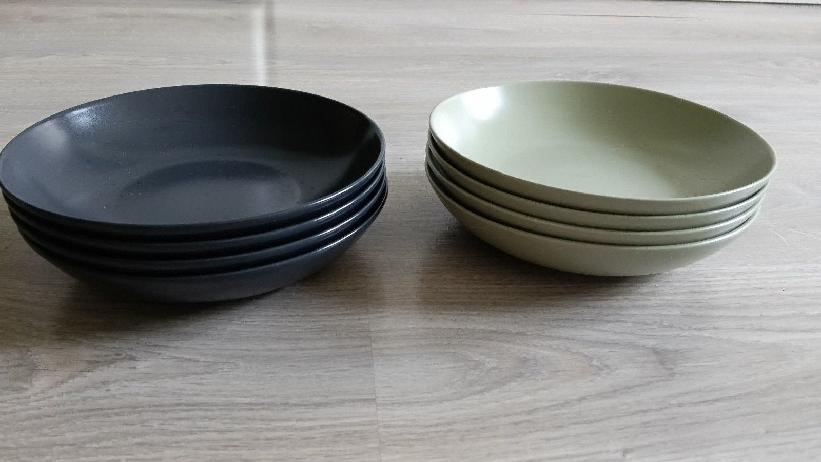 8 diepe borden Ikea, Huis en Inrichting, Keuken | Servies, Ophalen, Keramiek, Nieuw, Bord(en)