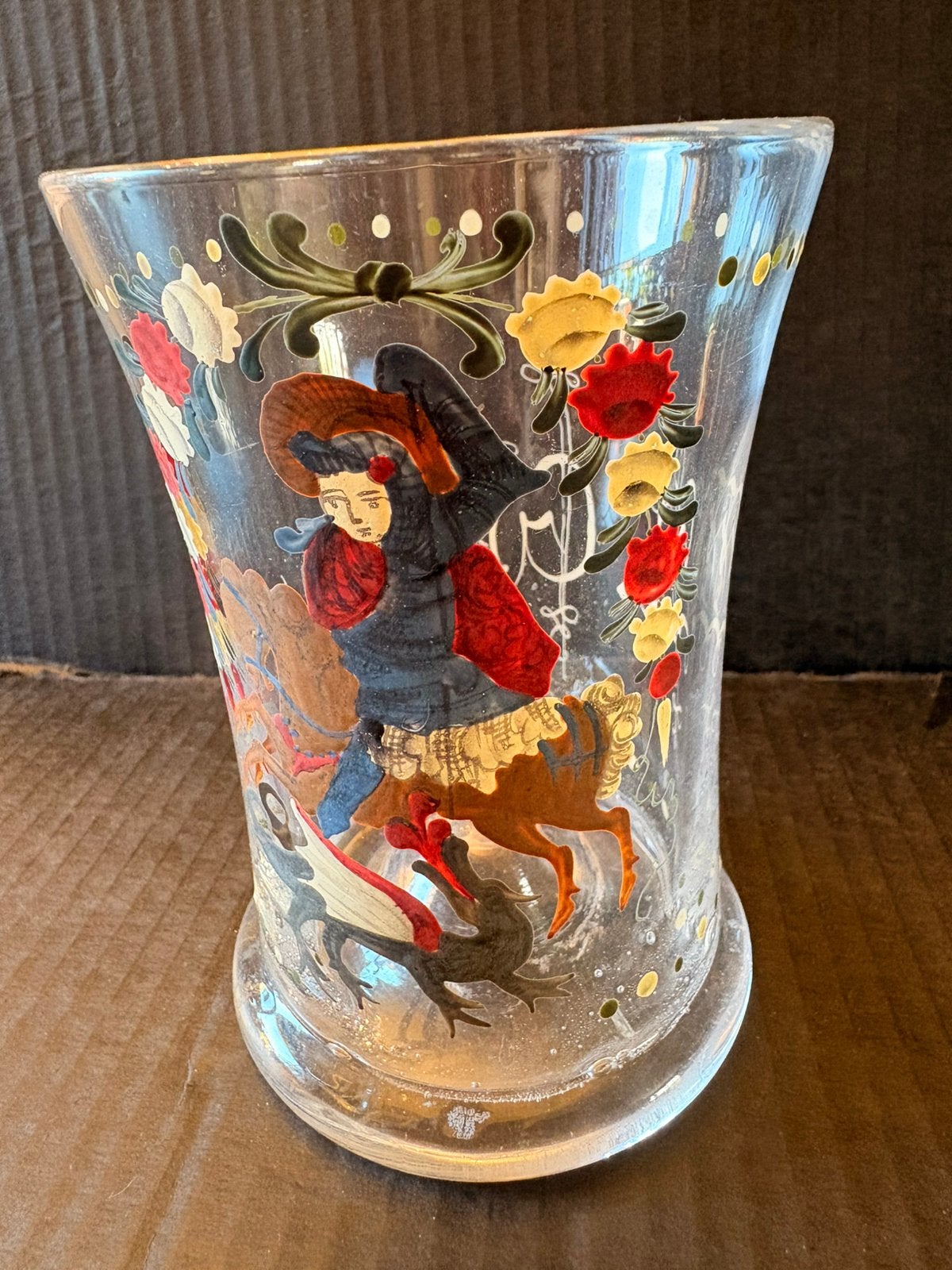 St. Georg en de draak glas, Ophalen of Verzenden, Zo goed als nieuw, Overige typen