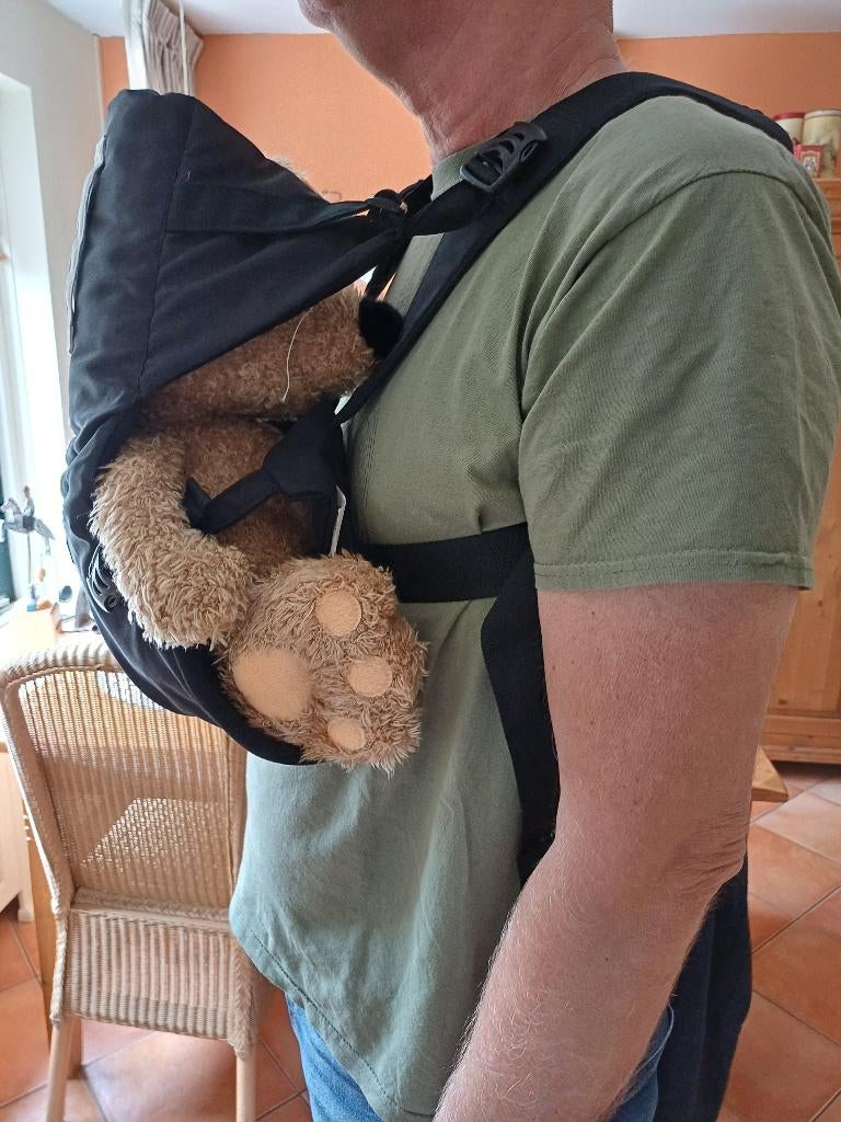 Chicco Buikdraagzak Easyfit Black Night (0-9 Kg) zgan, Overige merken, Ophalen of Verzenden, Zo goed als nieuw, Buik
