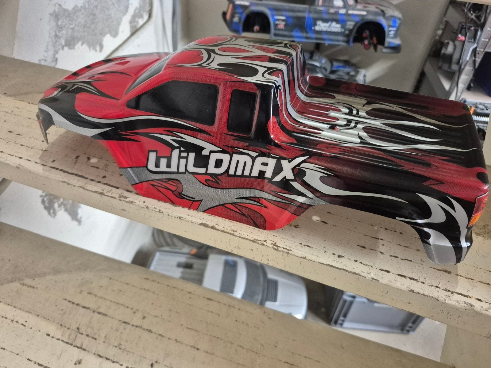 body voor traxxas wildmax, Hobby en Vrije tijd, Ophalen of Verzenden