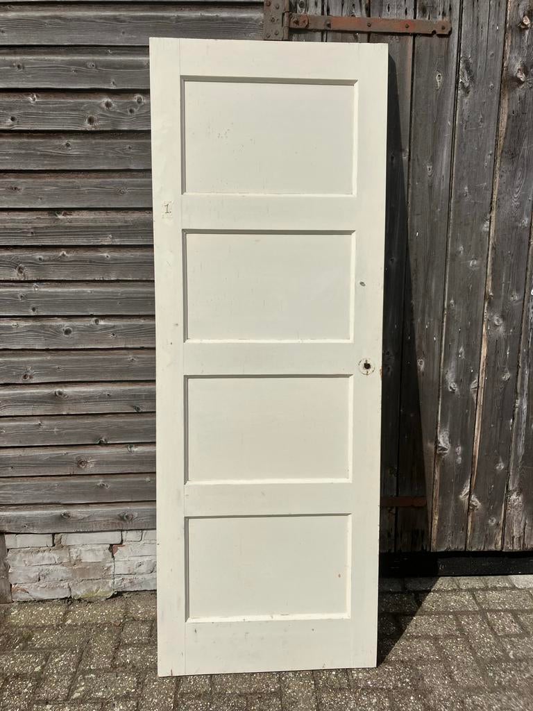 Stompe paneeldeuren, Doe-het-zelf en Verbouw, Deuren en Horren, Ophalen, Gebruikt, Minder dan 80 cm, Binnendeur
