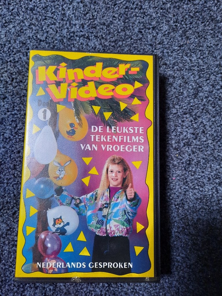 KINDERVIDEO Deel 1! De Leukste KInder(teken) films Op VIDEO!, Tekenfilm, Alle leeftijden, Ophalen of Verzenden, Zo goed als nieuw