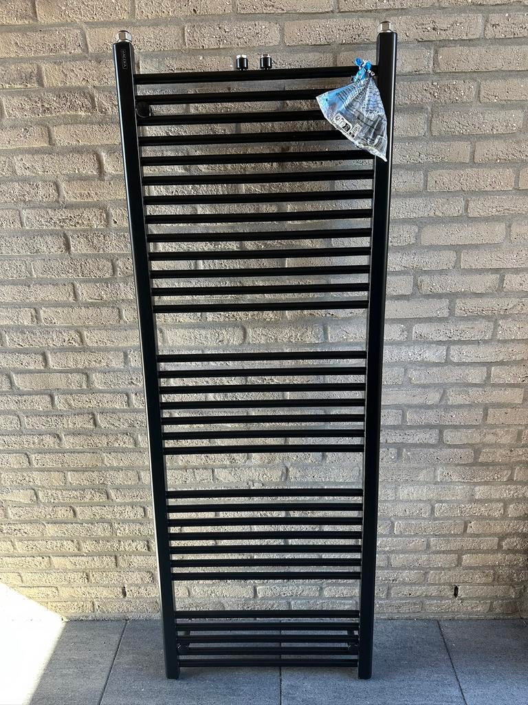 HACEKA design radiator Gobi zwart 162 x 59 cm, Ophalen, Radiator, Minder dan 60 cm, Zo goed als nieuw