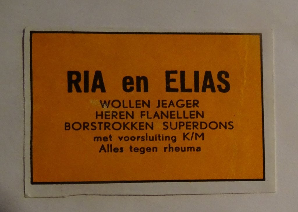 RIA EN ELIAS   Wollen Jeager Heren Flanellen Borstrokken, Verzenden, Gebruikt