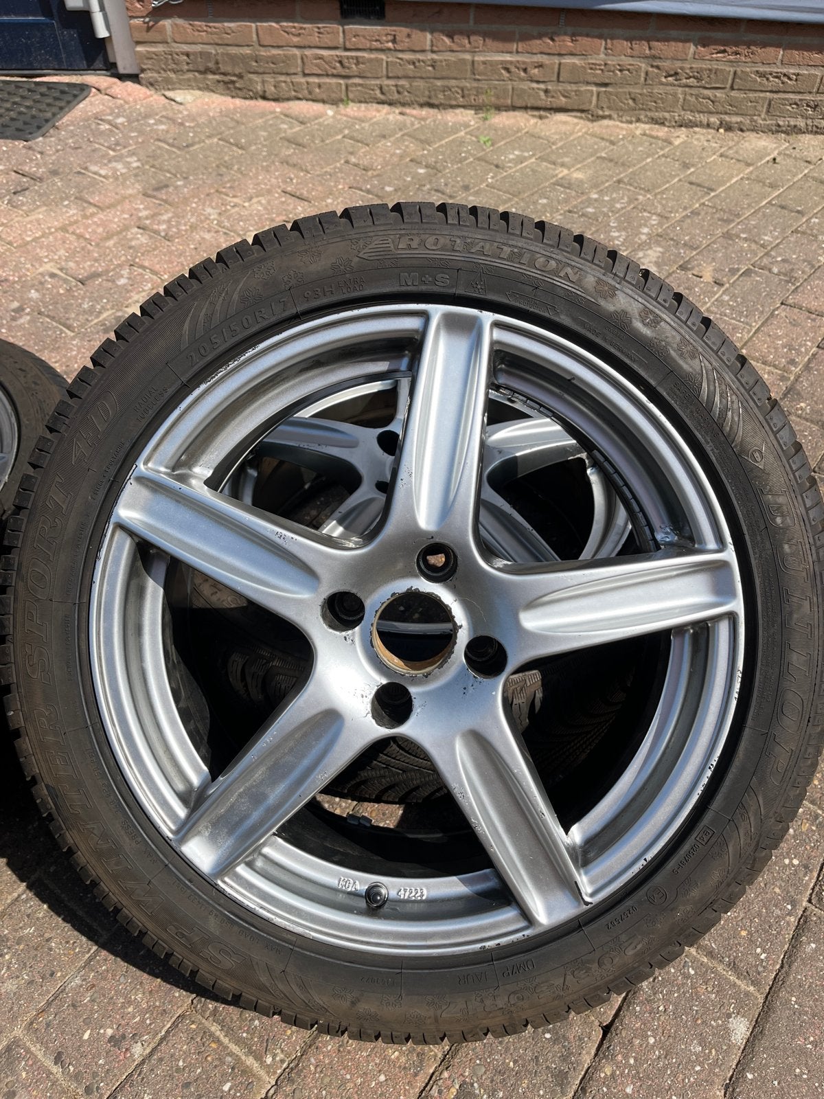 Set van 4x108 17 inch velgen, Ophalen, Gebruikt, Banden en Velgen, 17 inch