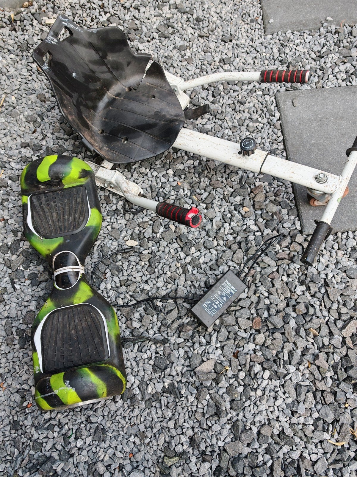 Hoverboard met kart, Kinderen en Baby's, Speelgoed | Buiten | Voertuigen en Loopfietsen, Ophalen of Verzenden, Gebruikt, Overige typen