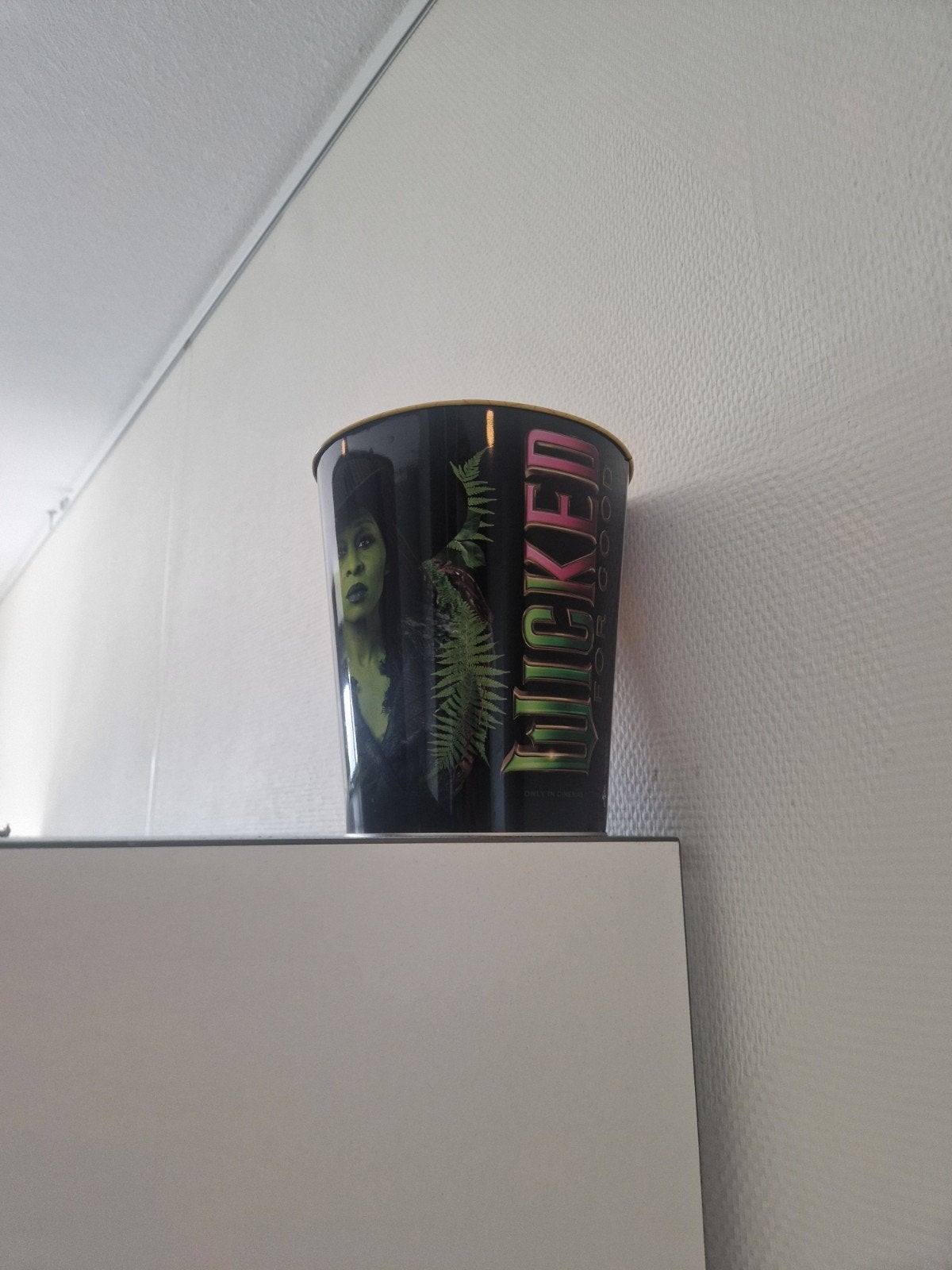 Wicked de Musical Popcorn Emmer - Limited Edition, Ophalen, Zo goed als nieuw, Film, Gebruiksvoorwerp