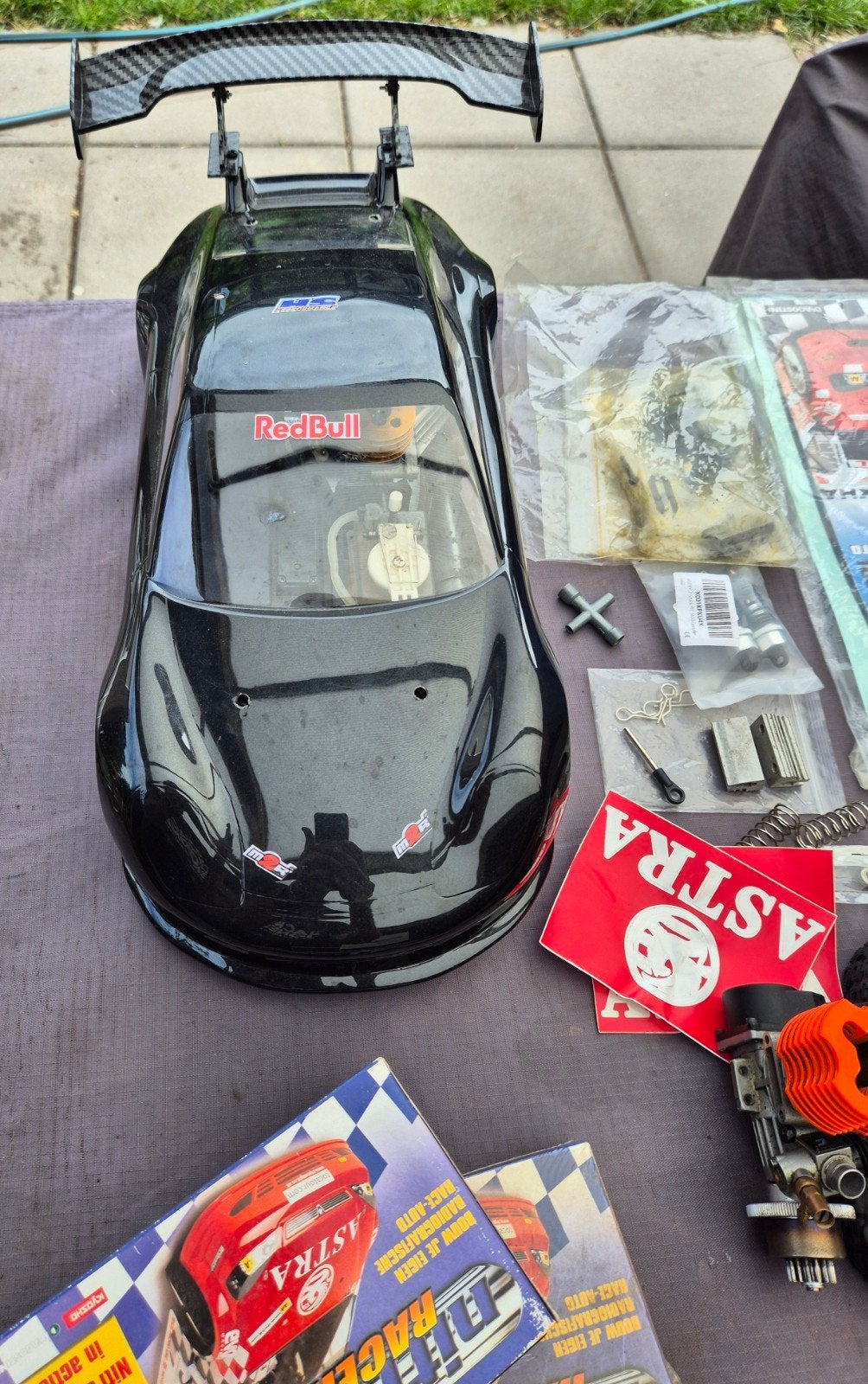 Complete nitro hobby, wegens overgang naar elektrisch, Gebruikt, Ophalen of Verzenden, Schaal 1:10, Auto onroad
