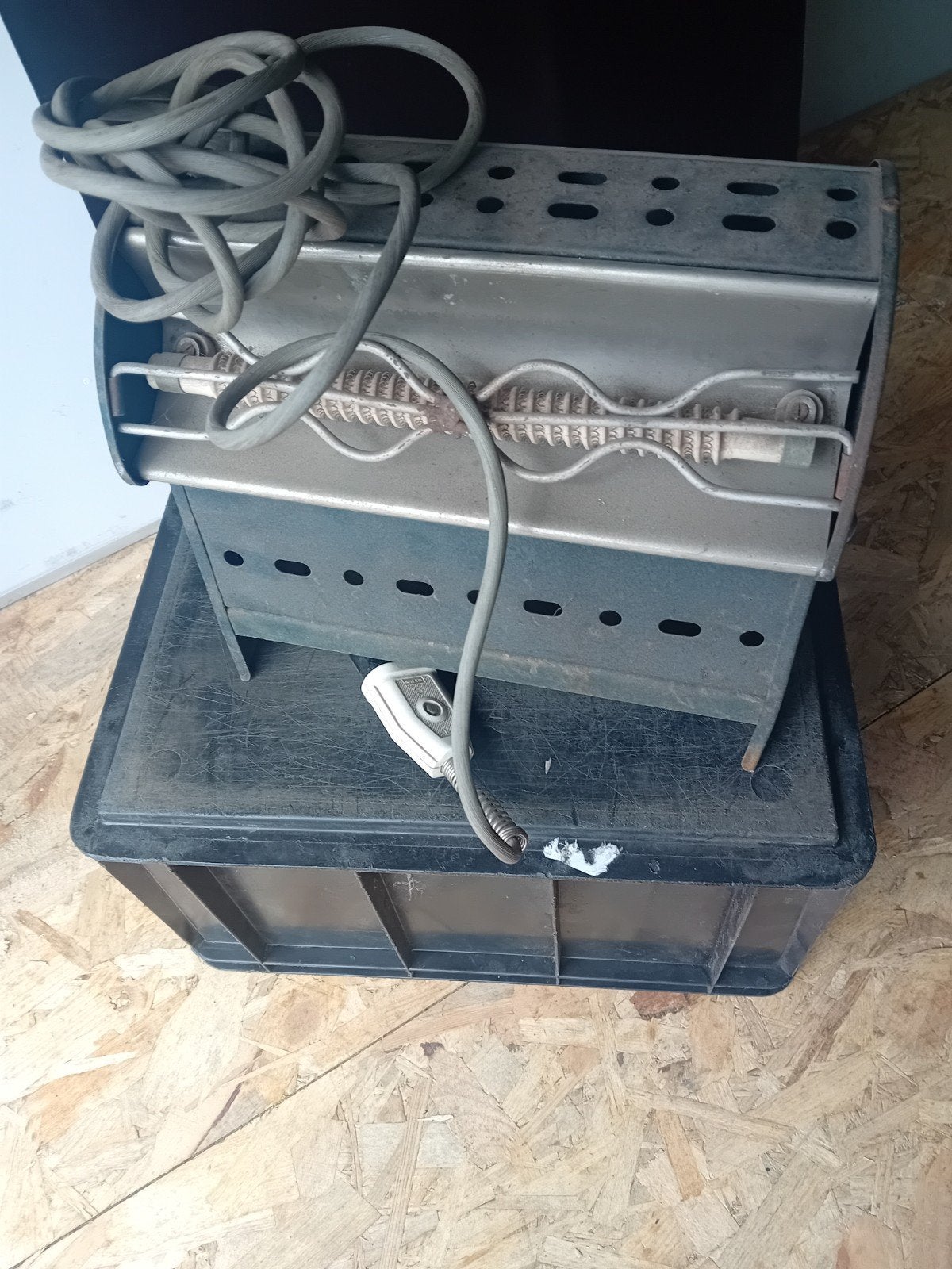Vintage elektrische kachel 220V 1000W, Gebruikt, Minder dan 30 cm, Kachel, Minder dan 60 cm