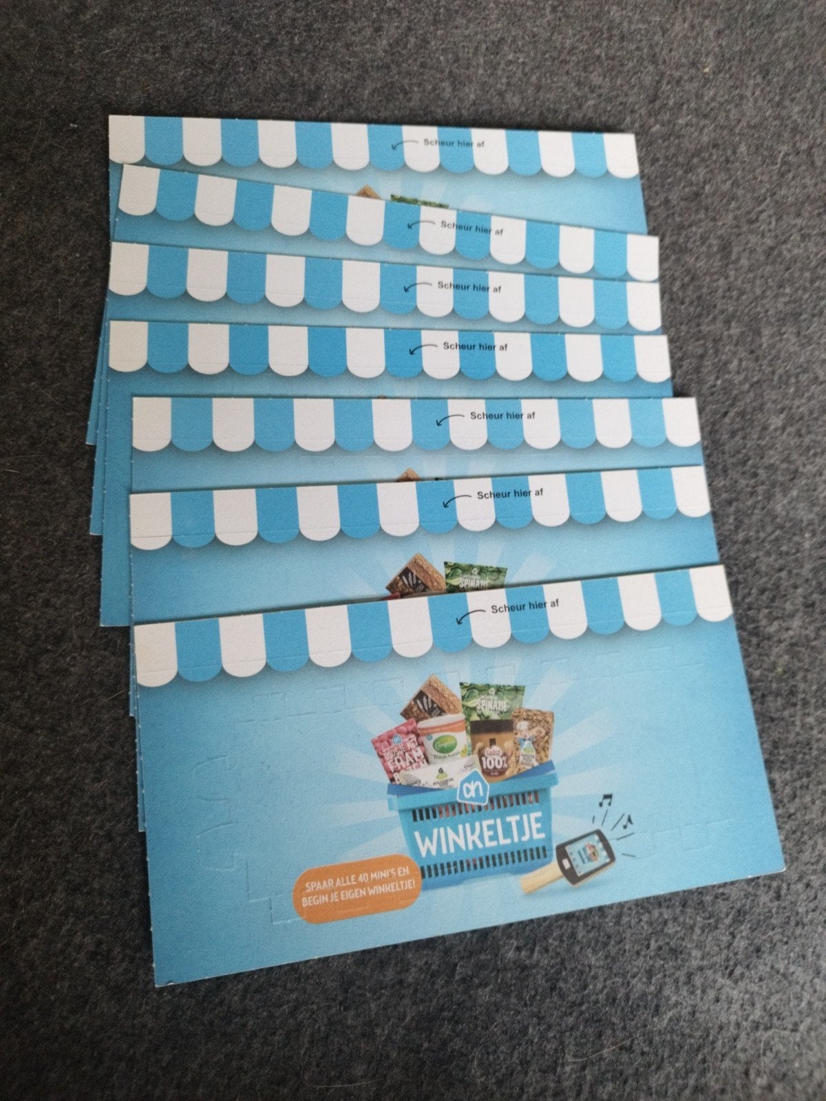 7 ongeopende Albert Heijn mini's, Albert Heijn, Ophalen of Verzenden