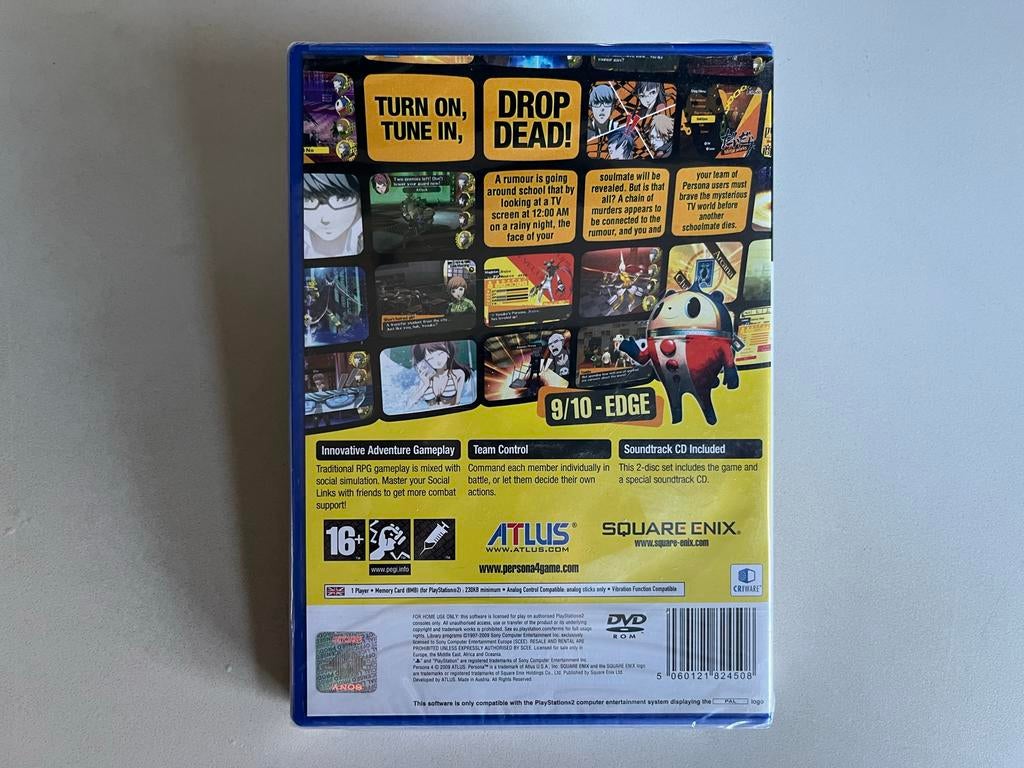 Shin Megami Tensei: Persona 4 - PS2 nieuw geseald, Spelcomputers en Games, Games | Sony PlayStation 2, Ghostlight, Nieuw, T, Ophalen of Verzenden