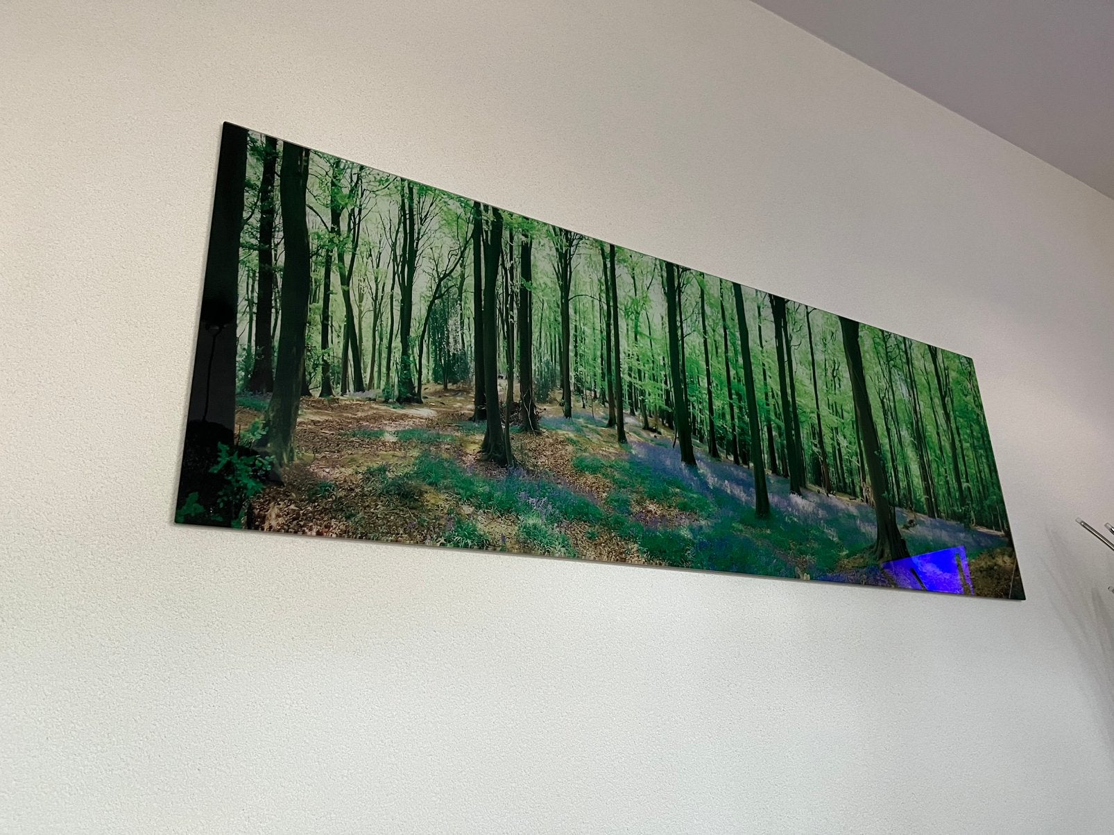 Glazen schilderij, Ophalen, Zo goed als nieuw, 125 cm of meer, Schilderij
