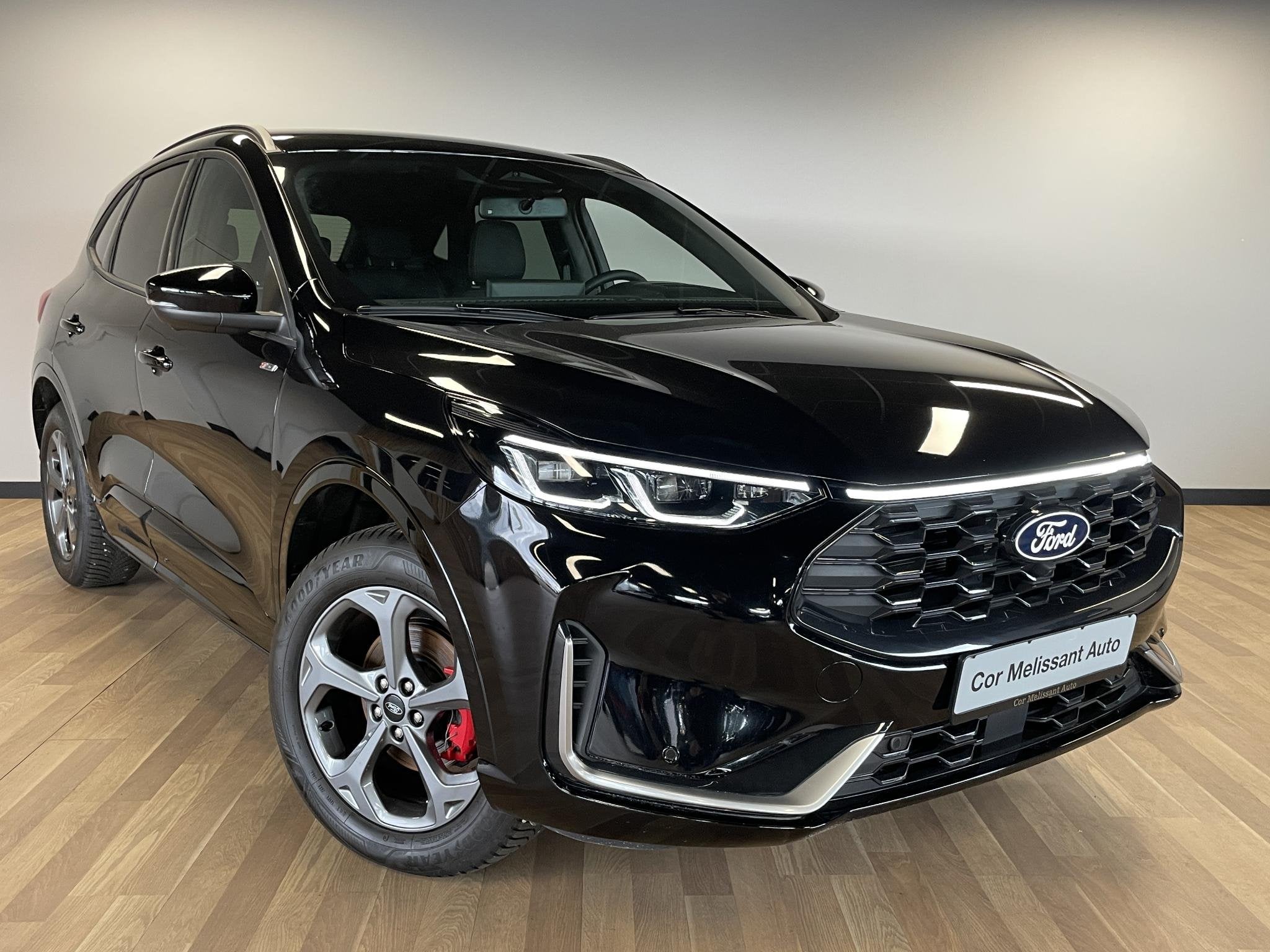 Ford Kuga 2.5 PHEV ST-Line X MATRIX LED/2100KG/360 CAMERA/TR, Auto's, 14 kWh, Gebruikt, Euro 6, Leder en Stof