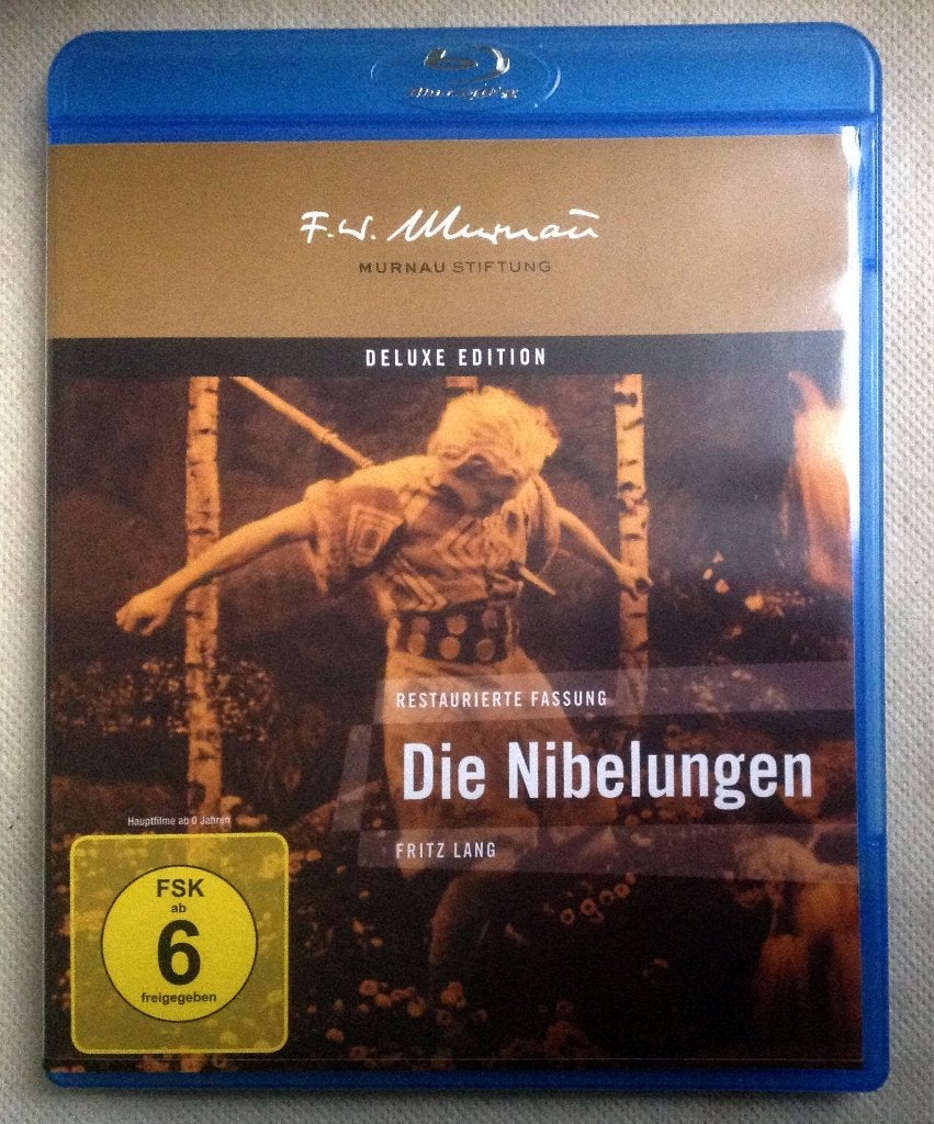 Die Nibelungen 2Films Fritz Lang Deluxe Edition Blu-ray 1924, Verzenden, Zo goed als nieuw, Klassiekers