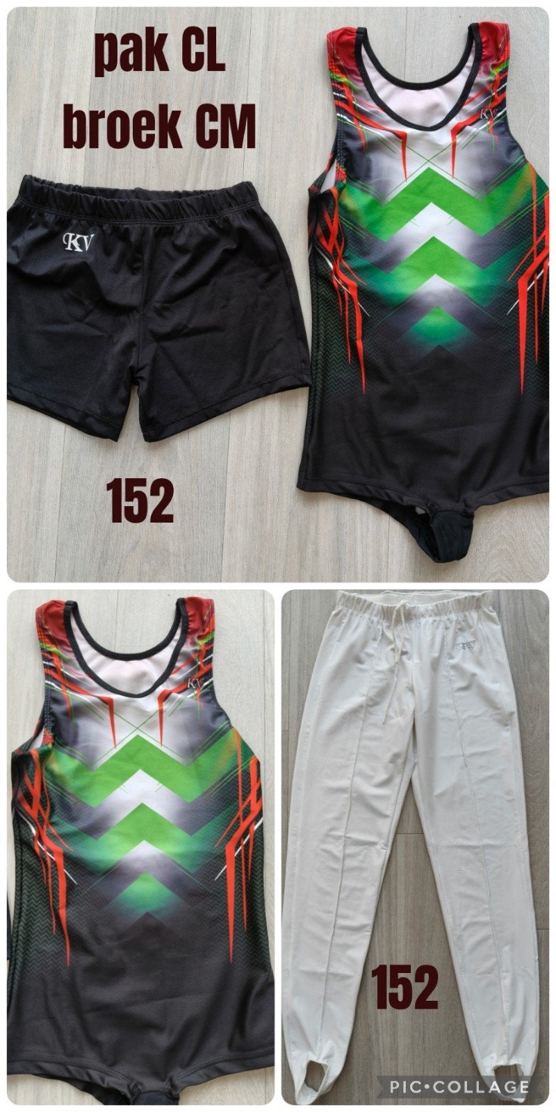DOS Naaldwijk turnen jongens selectie kleding maat 152, Zwart, Ophalen of Verzenden, Zo goed als nieuw, Turnpak(je)