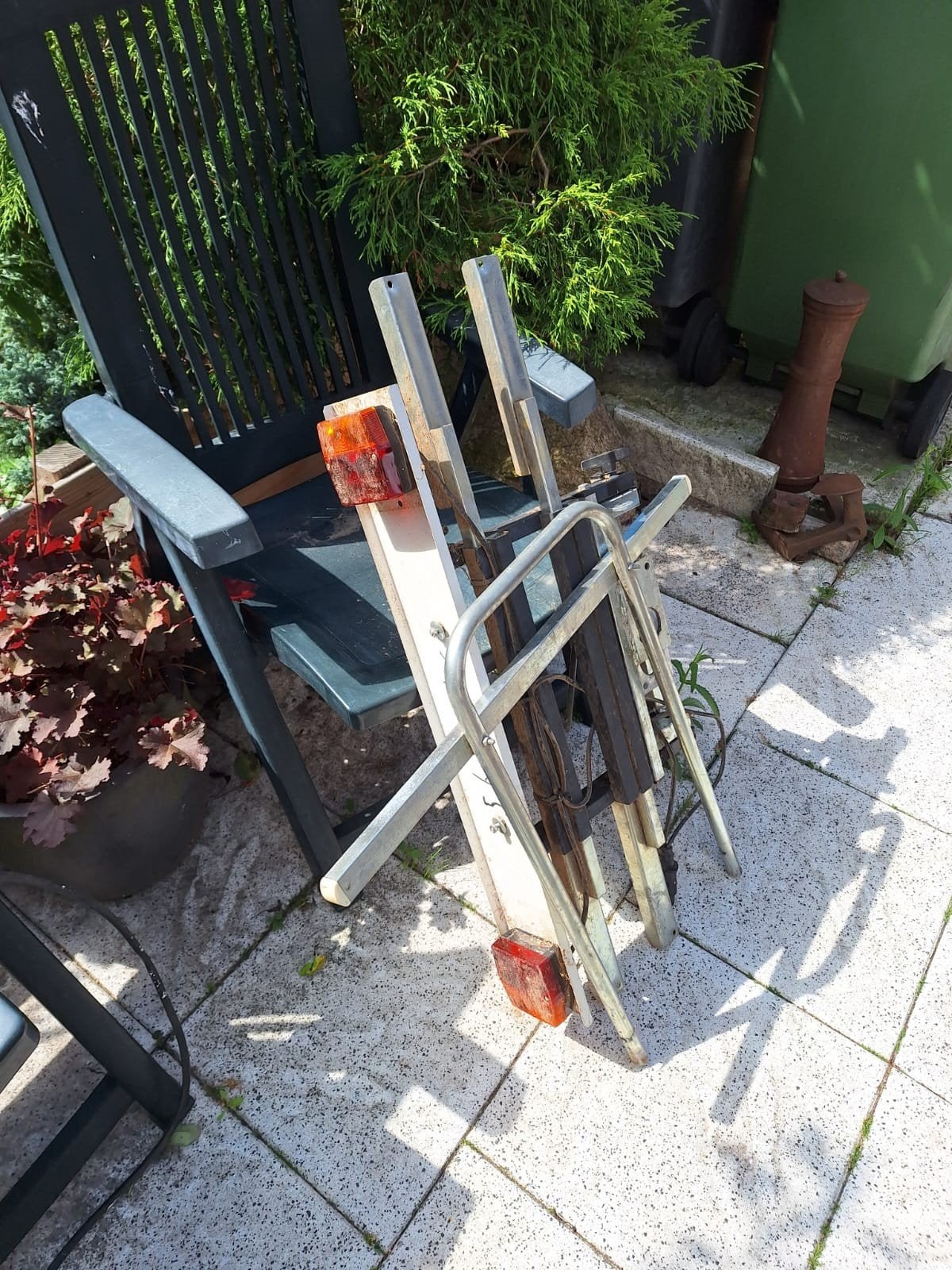Fietsdrager, Ophalen