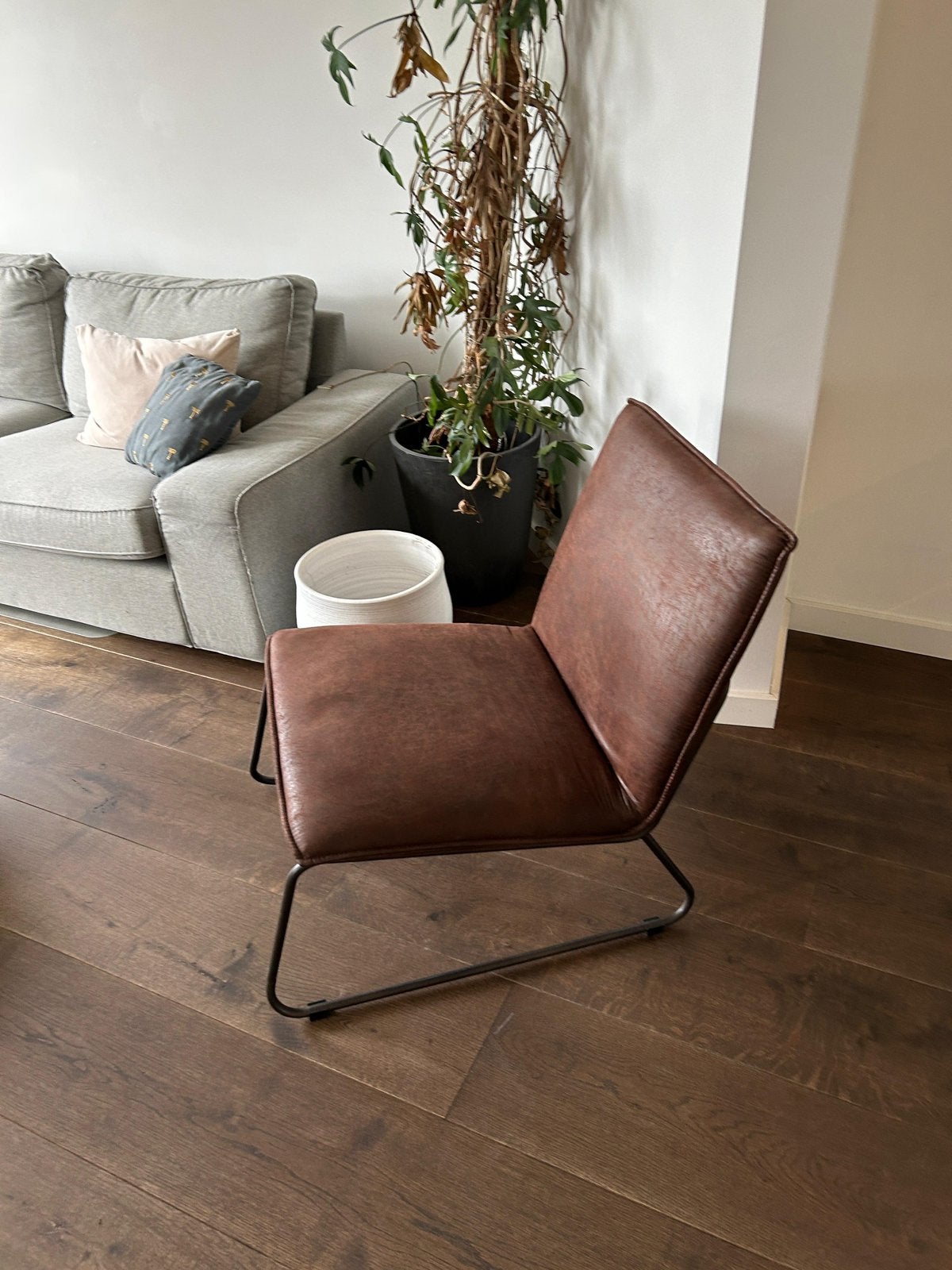 Woonkamer stoel / lounge stoel, Ophalen, Zo goed als nieuw, 75 tot 100 cm, 50 tot 75 cm