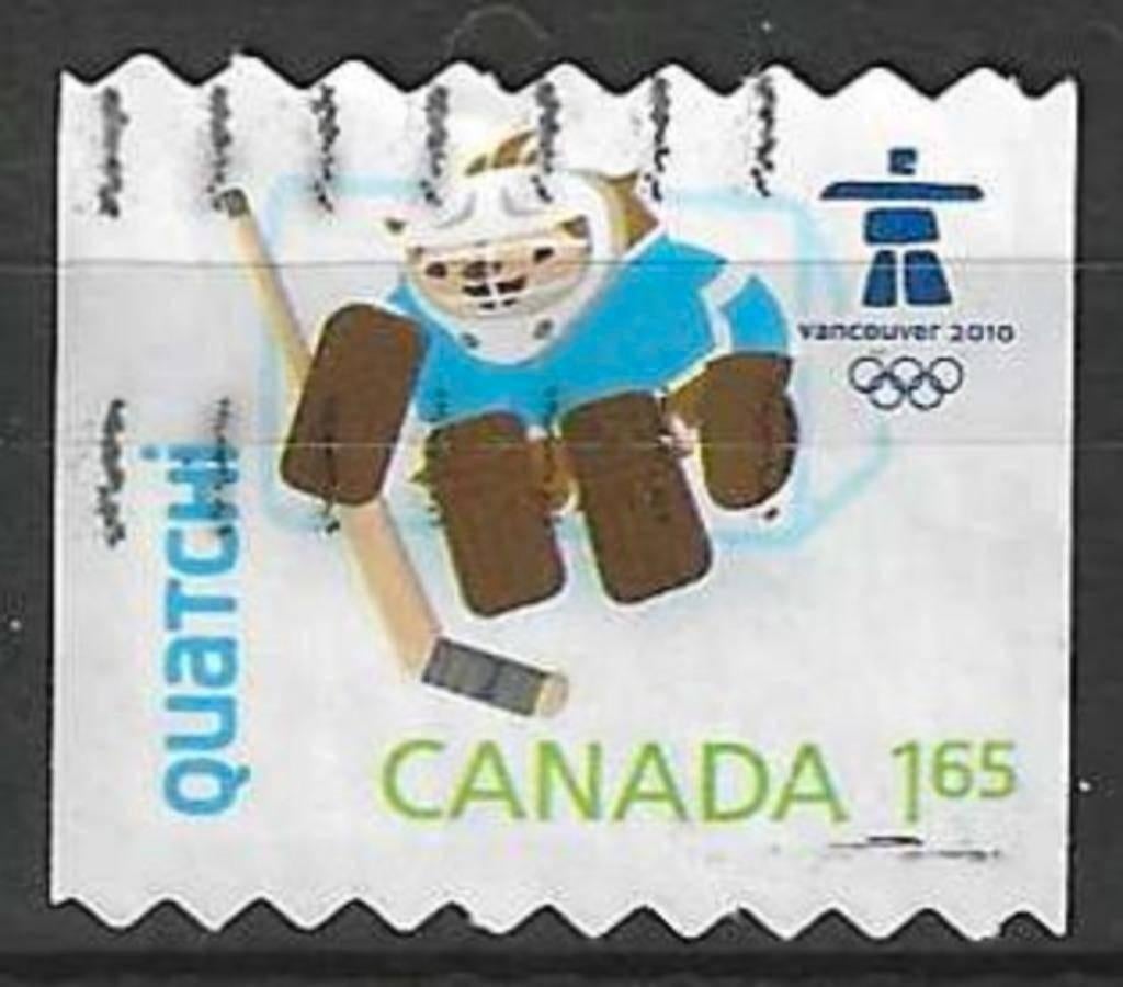 Canada 2009 - Yvert 2406 - Olympische Winterspelen (ST), Verzenden, Gestempeld, Noord-Amerika