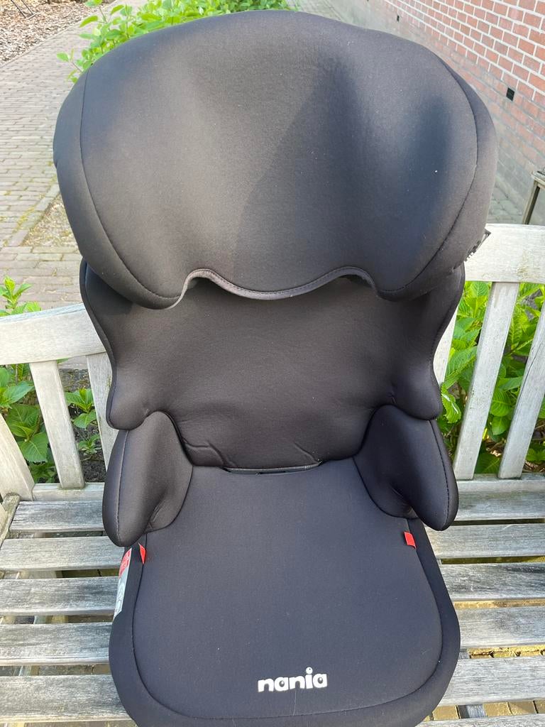 Nania autostoel - Zwart - Gebruikt, 15 t/m 36 kg, Zijbescherming, Ophalen, Overige merken