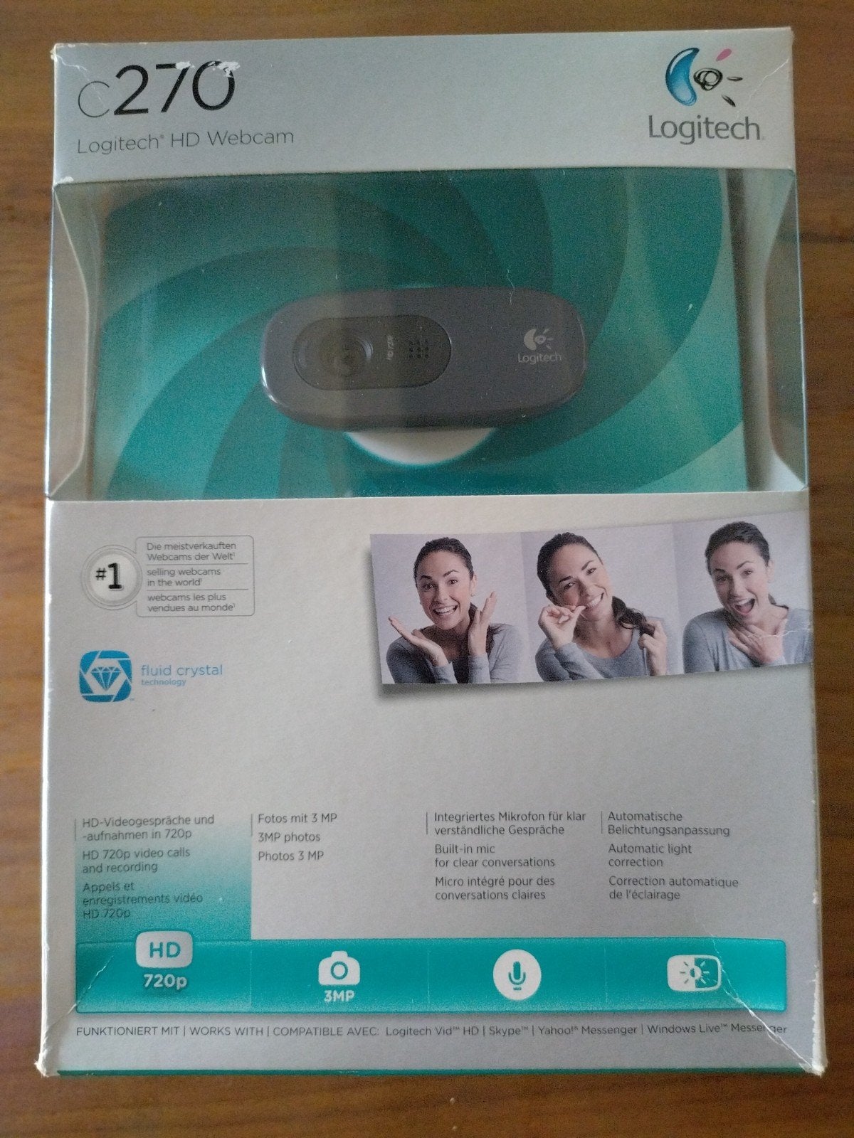 Gebruikte Logitech HD Webcam C270, Computers en Software, Webcams, Ophalen, Gebruikt, Logitech, Windows