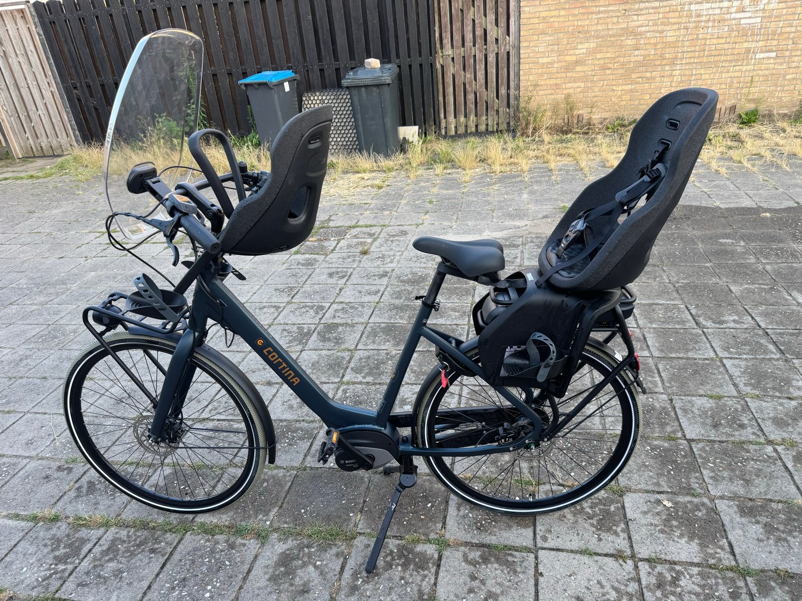 Cortina Common-E Family fiets, 434 km ZGAN COMPLEET!!, Ophalen, Zo goed als nieuw, Cortina, 50 km per accu of meer