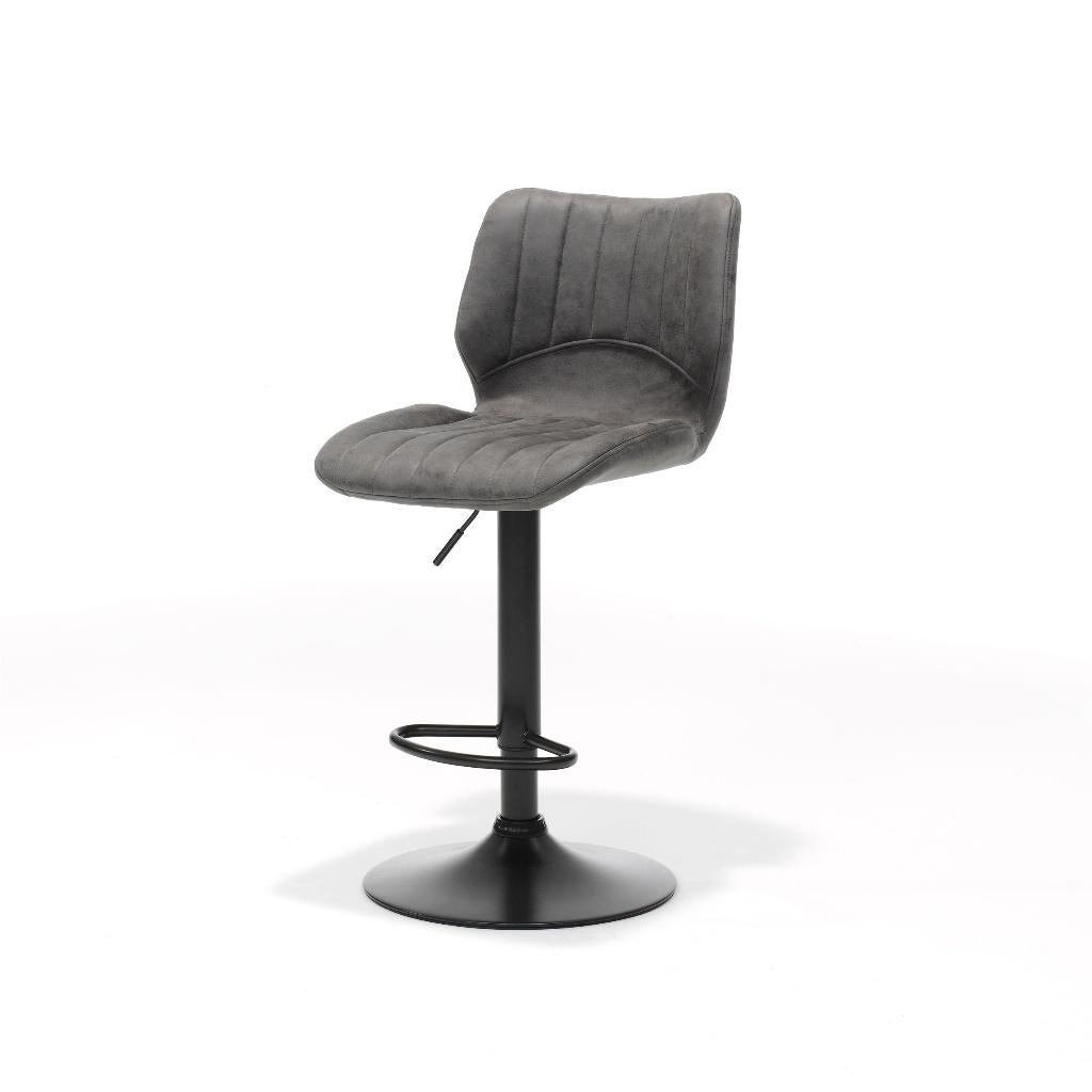 SUPERAANBIEDING Barkruk Bobby draaibaar stof soft 3 kleuren, 60 tot 90 cm, Nieuw, Ophalen of Verzenden, 1 kruk