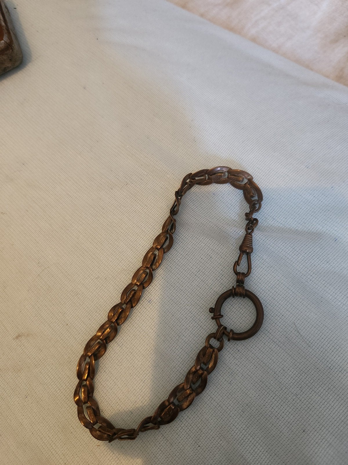 Oude Vintage Vestketting / Zakhorlogeketting, Ophalen of Verzenden, Overige materialen, Ketting