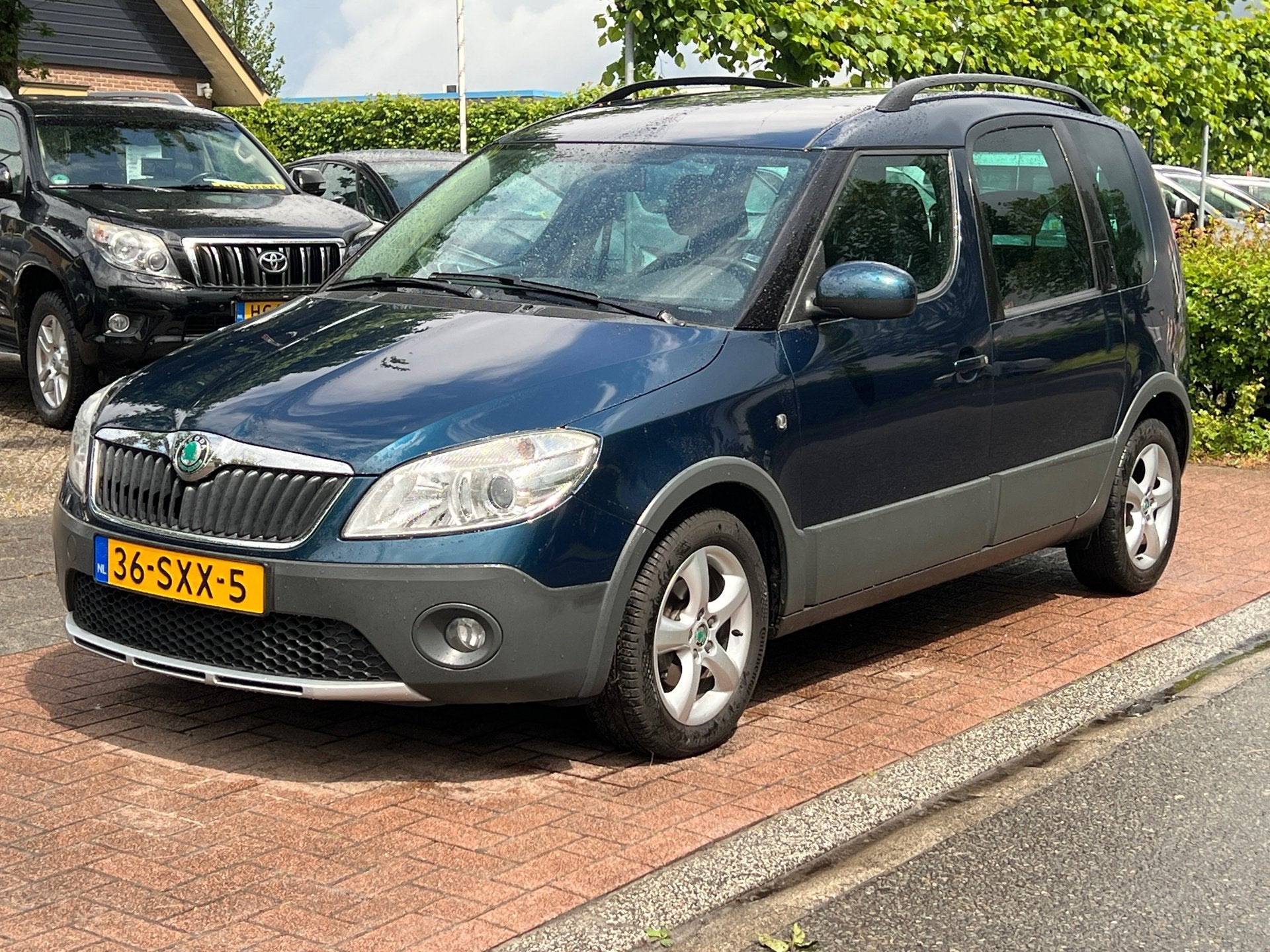 Skoda Roomster 1.2 TSI Ambition *NAP|Ruime Auto, Auto's, Voorwielaandrijving, Euro 5, Gebruikt, Blauw