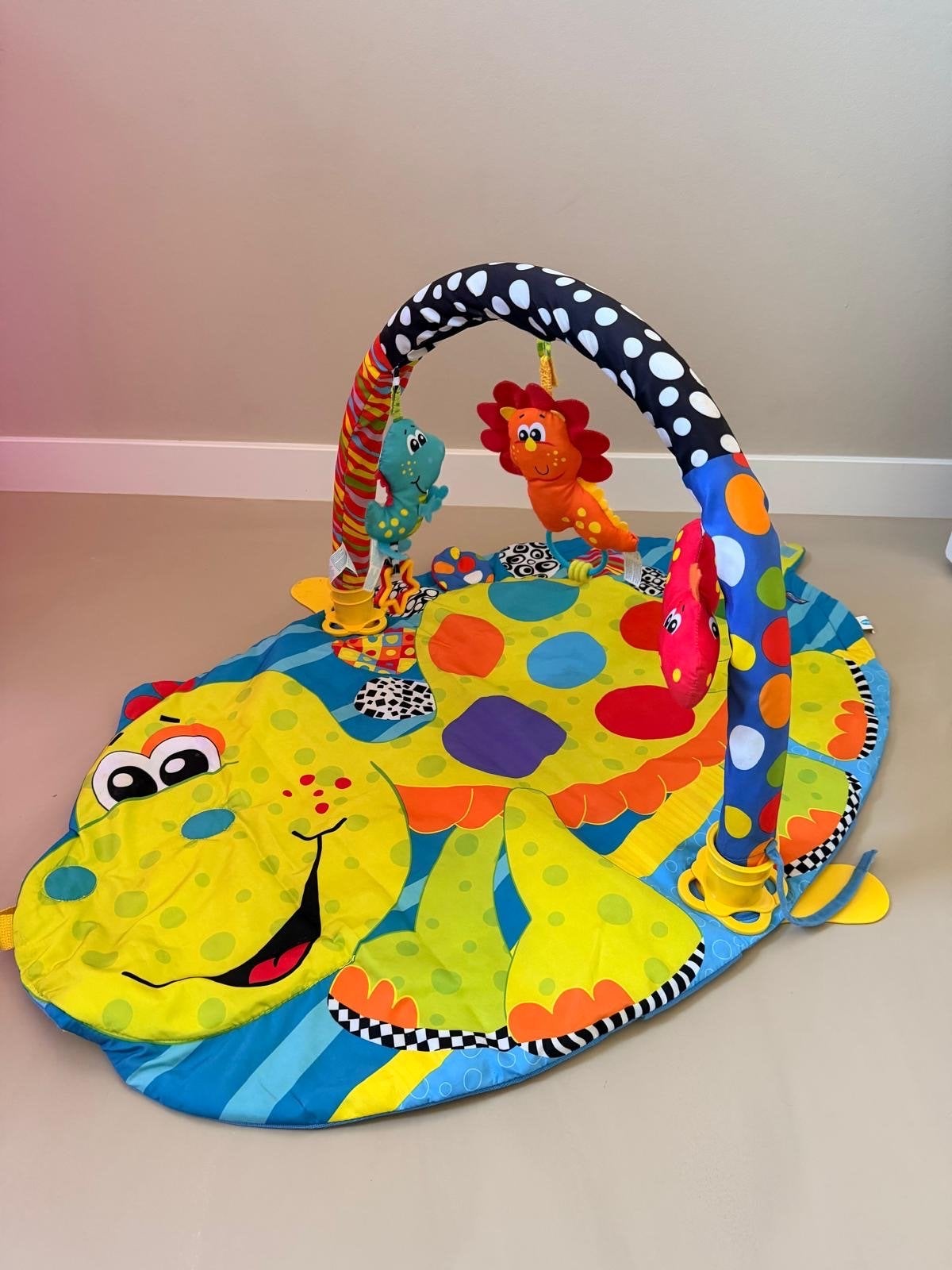 Vrolijk speelkleed met babygym en speeltjes, Ophalen of Verzenden, Gebruikt, Speelkleed