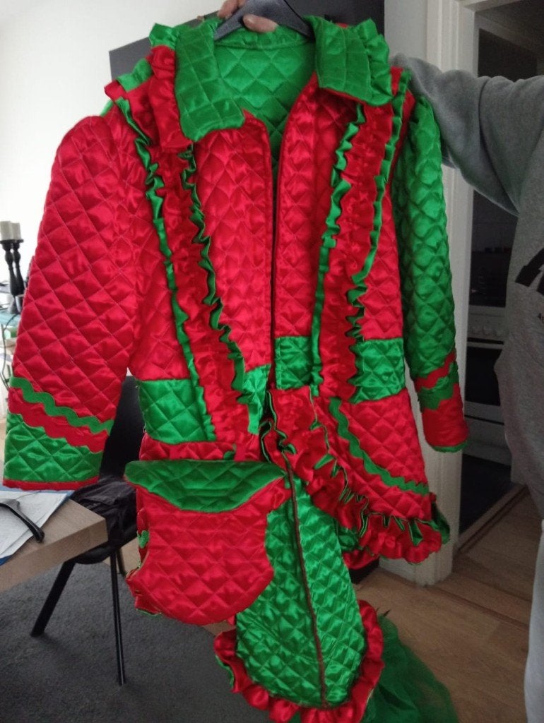 Carnavalspak dames, Carnaval, Maat 42/44 (L), Ophalen of Verzenden, Kleding