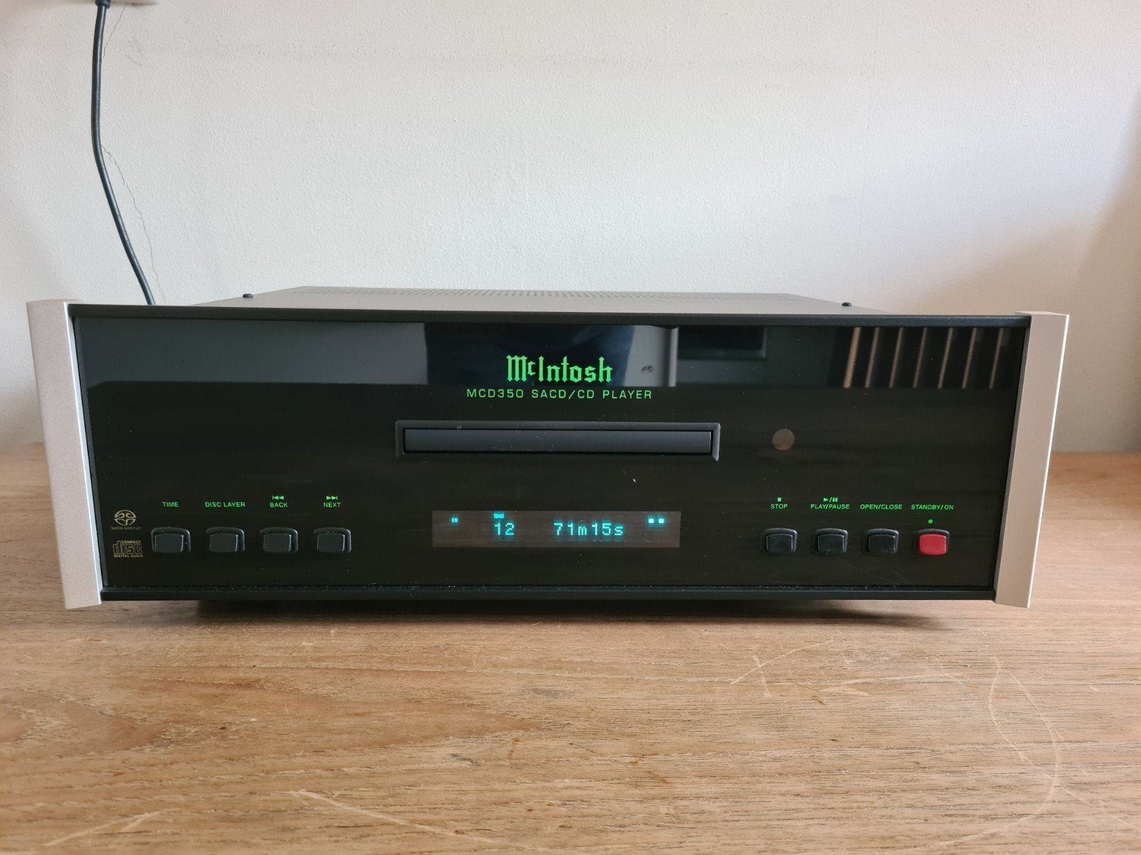 McIntosh MCD350 SACD speler - nagenoeg splinternieuw, Ophalen of Verzenden, Zo goed als nieuw, Overige merken
