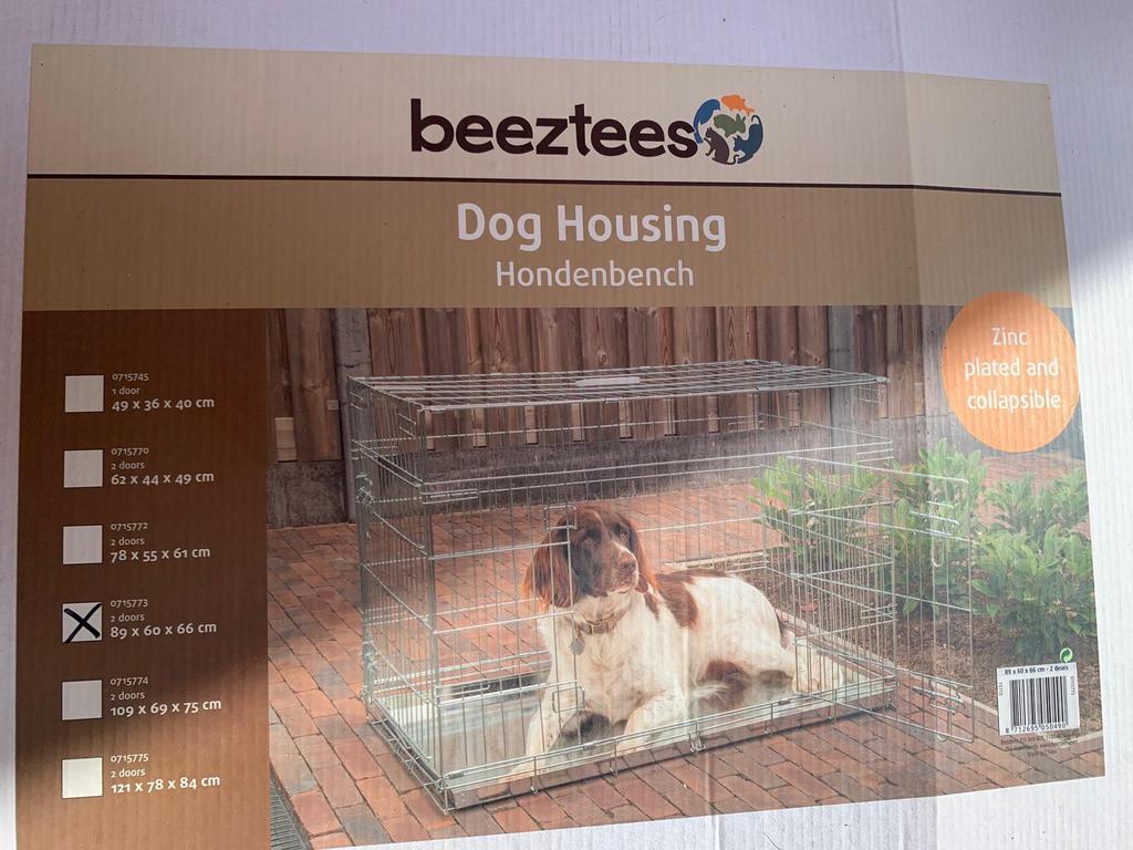 Bench zgan, Dieren en Toebehoren, Hondenhokken, 65 tot 100 cm, Hondenhok, Ophalen of Verzenden, Zo goed als nieuw