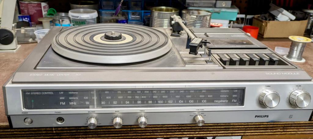 Philips 22AH901/50 Stereo Sound Module Platenspeler, Audio, Tv en Foto, Platenspelers, Ophalen, Gebruikt, Platenspeler, Philips