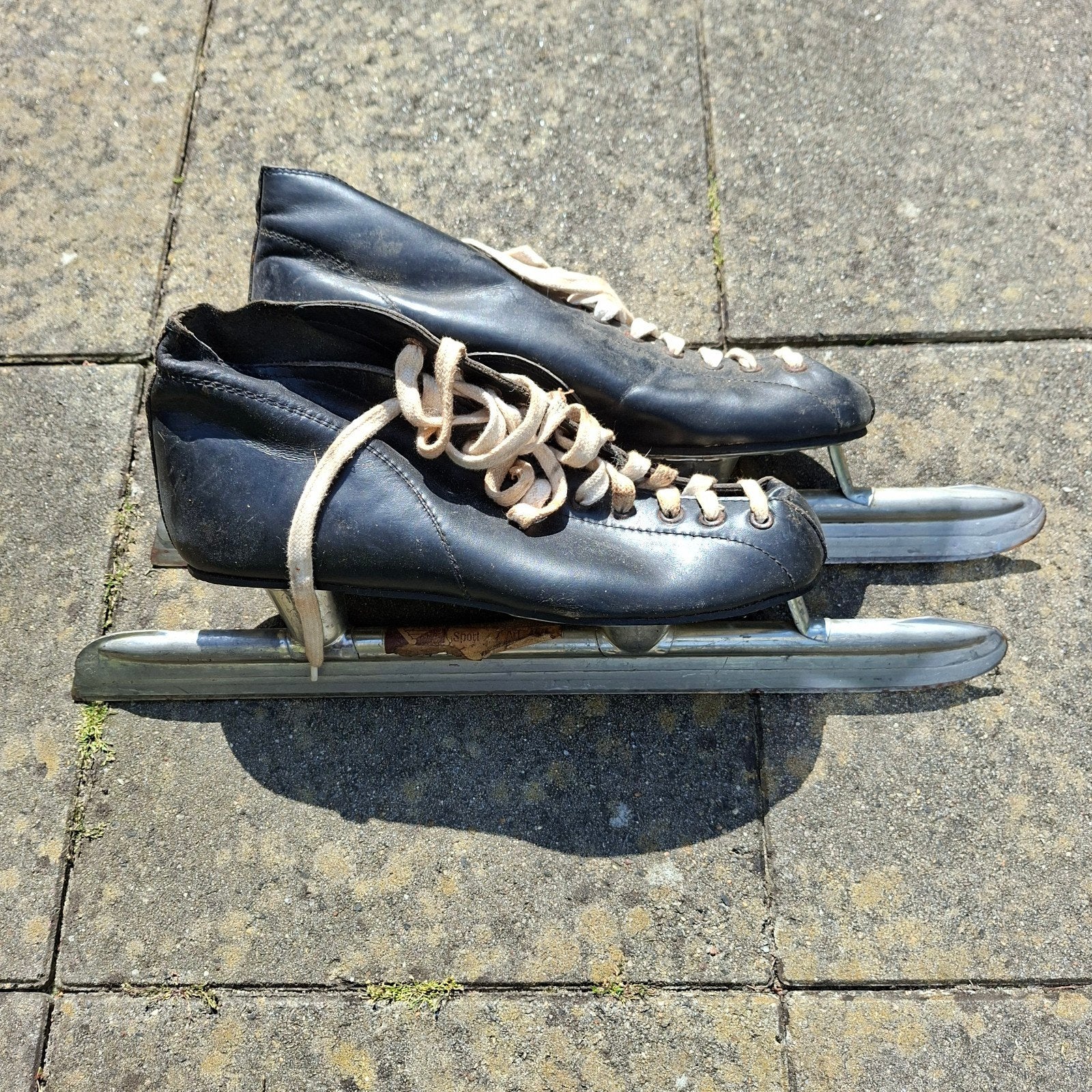 Vintage Zwarte Schaatsen - Vikings maat 39, Ophalen of Verzenden, Gebruikt, Noren, Overige merken