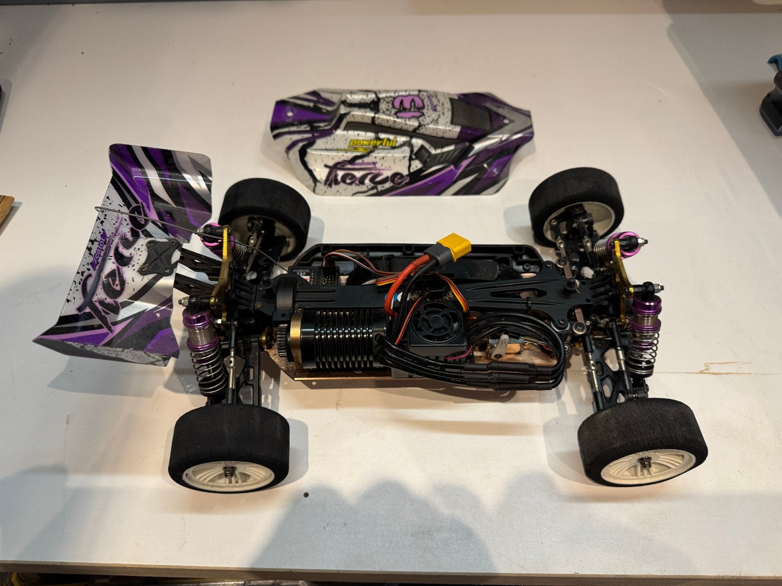 RC auto / WL TOYS / ESC en motor upgrade, Elektro, Gebruikt, Ophalen of Verzenden, Auto onroad
