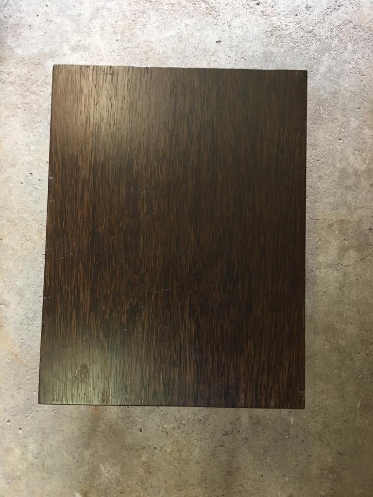 Mid Century houten bijzettafel, Verzamelen, Retro, Ophalen of Verzenden, Huis en Inrichting