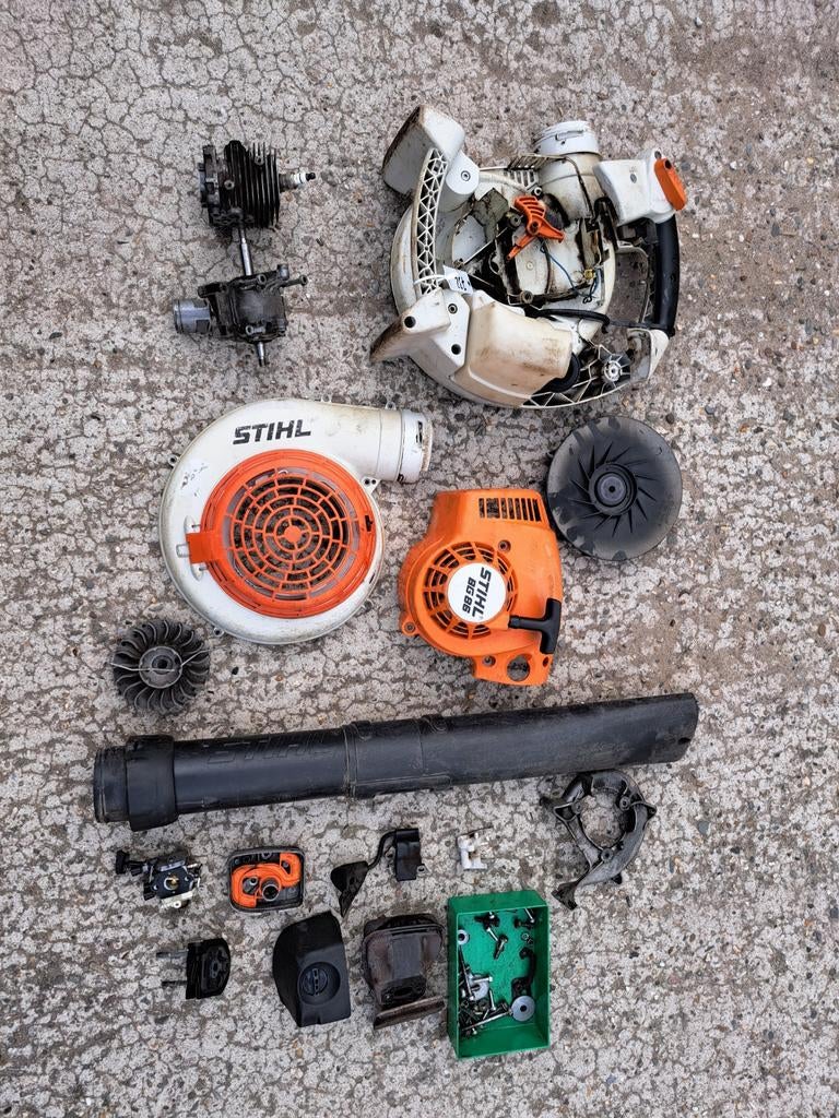 Onderdelen Stihl BG 86, Tuin en Terras, Bladblazers, Ophalen, Gebruikt, Handgedragen, Stihl