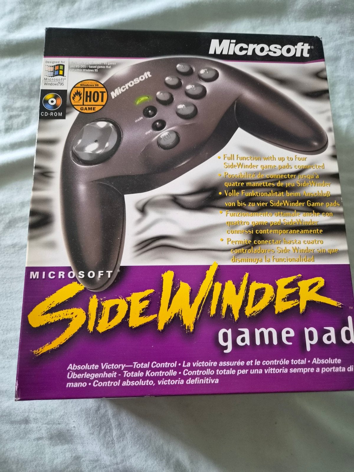 Vintage Microsoft SideWinder Game Pad (1996) MIB, Ophalen of Verzenden