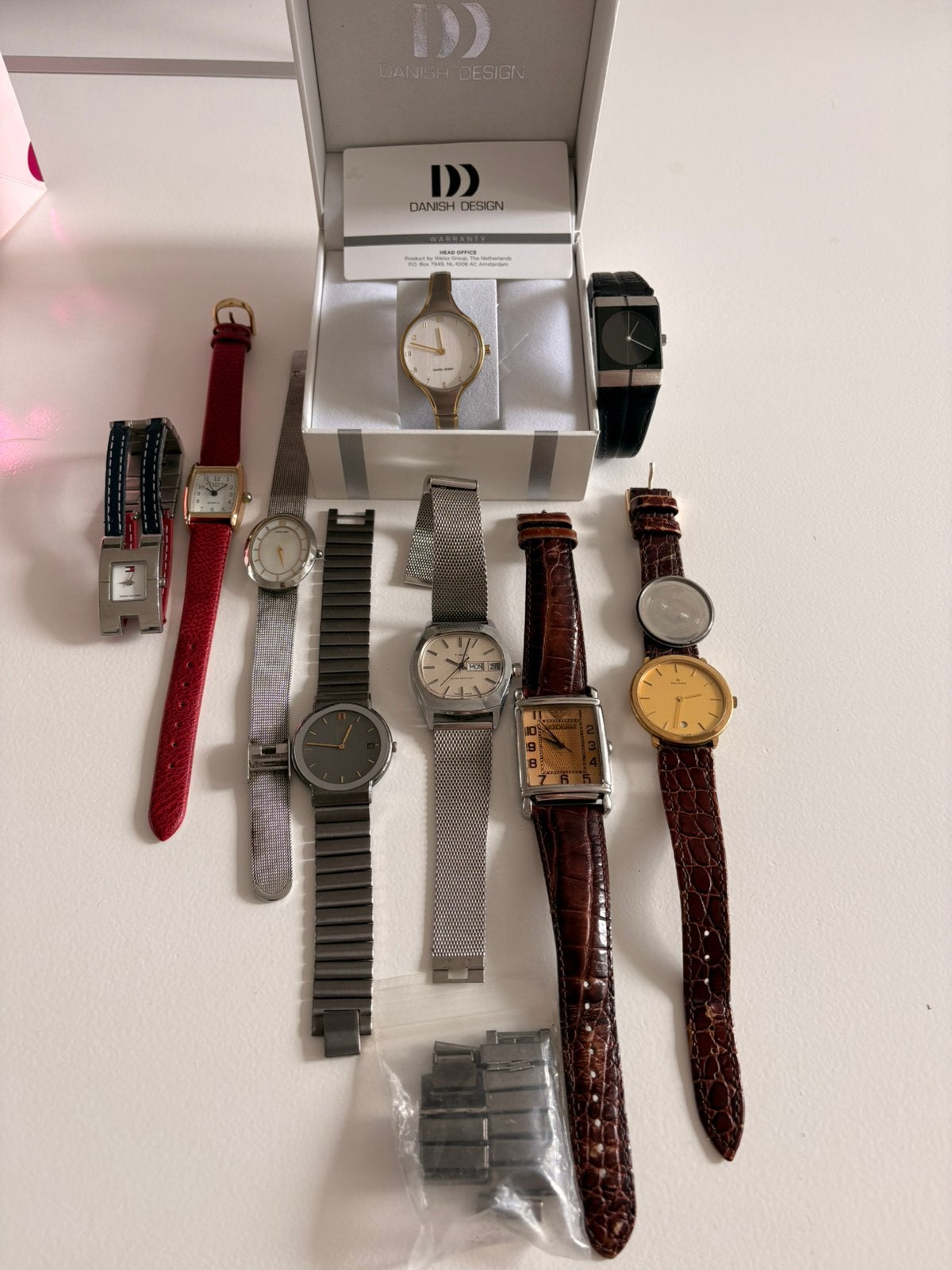 Partij Horloges oa Seiko Timex Danish Design Jakob Jensen, Ophalen of Verzenden, Zo goed als nieuw, Staal, Seiko