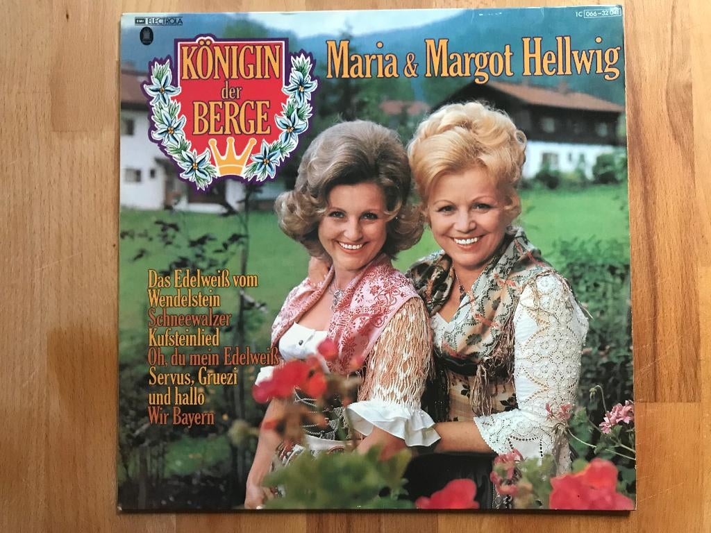 LP Duits - Maria & Margot Hellwig Konigin der Berge, Cd's en Dvd's, Vinyl | Overige Vinyl, Ophalen of Verzenden, Gebruikt, 12 inch