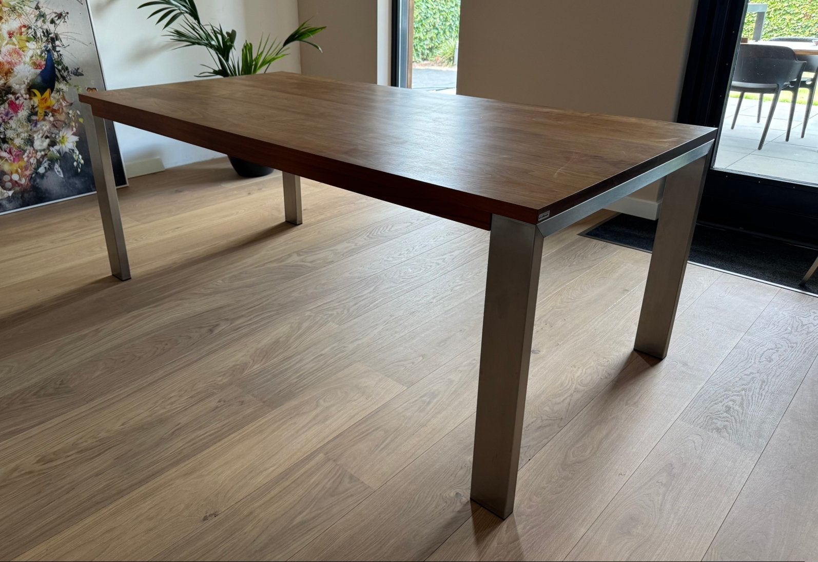 Eetkamer tafel Bert Plantagie Bridge, Ophalen, Gebruikt, 200 cm of meer, 50 tot 100 cm